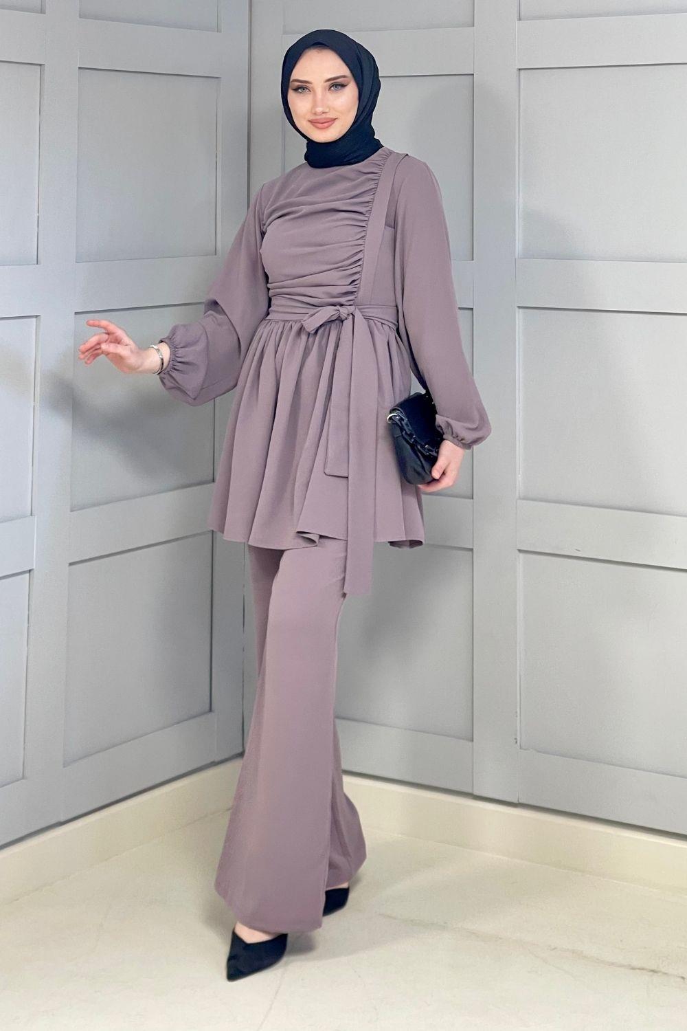 مسحوق البدلة المجمعة من جانب واحد