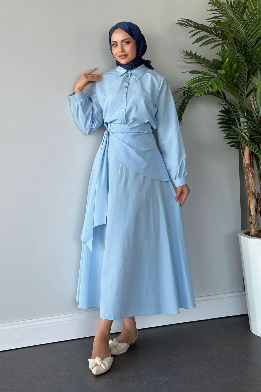 Saba Takım Bebe Mavisi 6012 