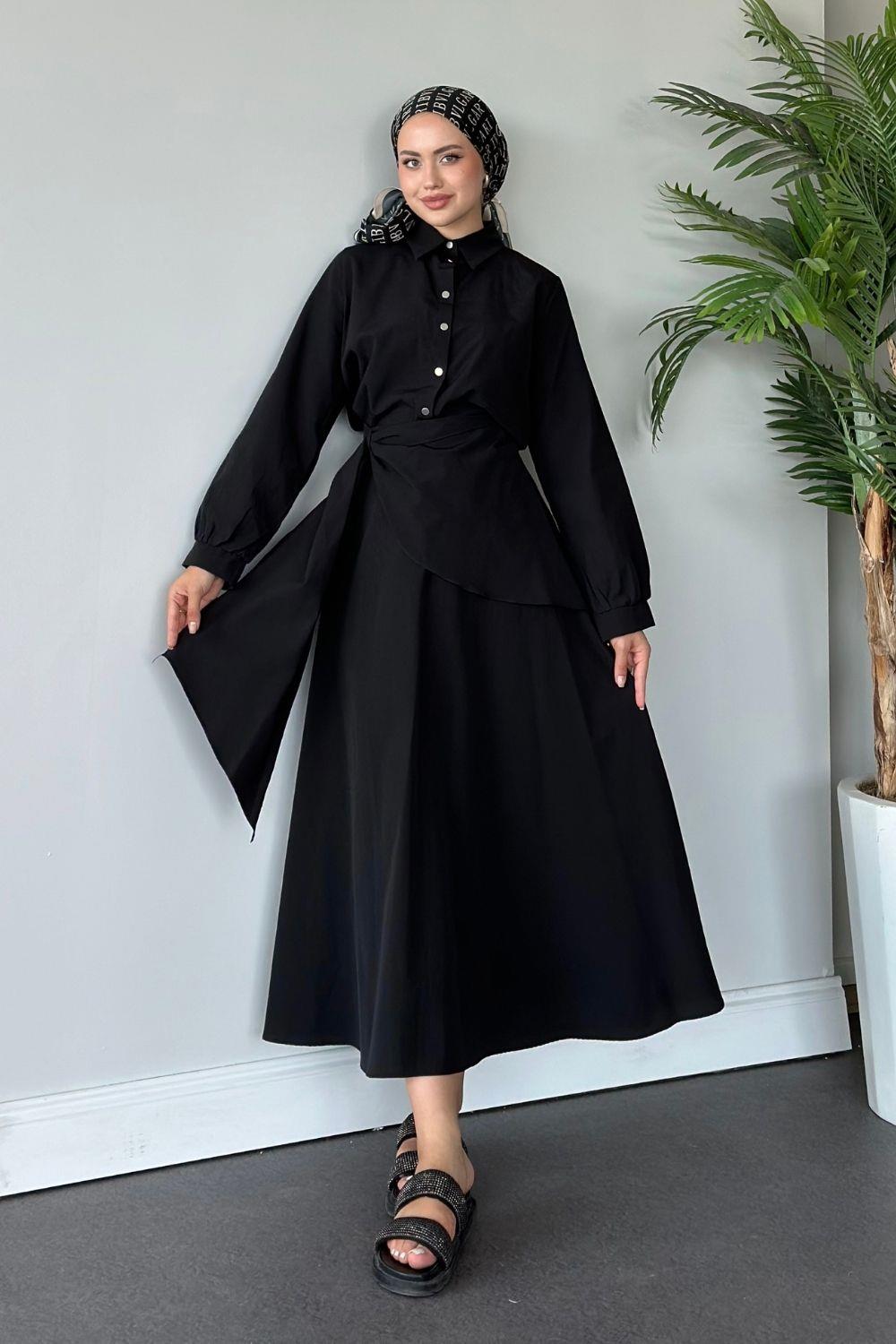 Saba Takım Siyah 6012 