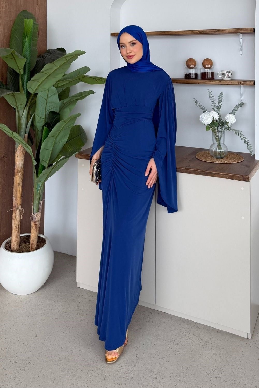 Lucy Sandy Elbise Saks 6027 