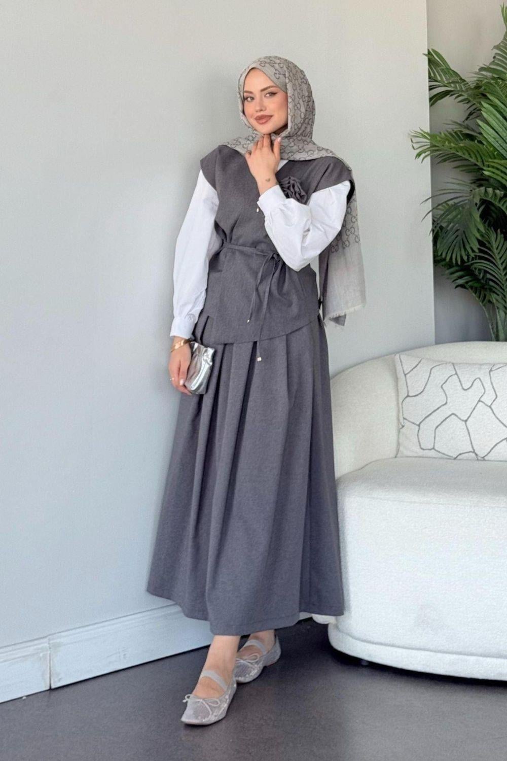 Aygül Takım Füme 60384 