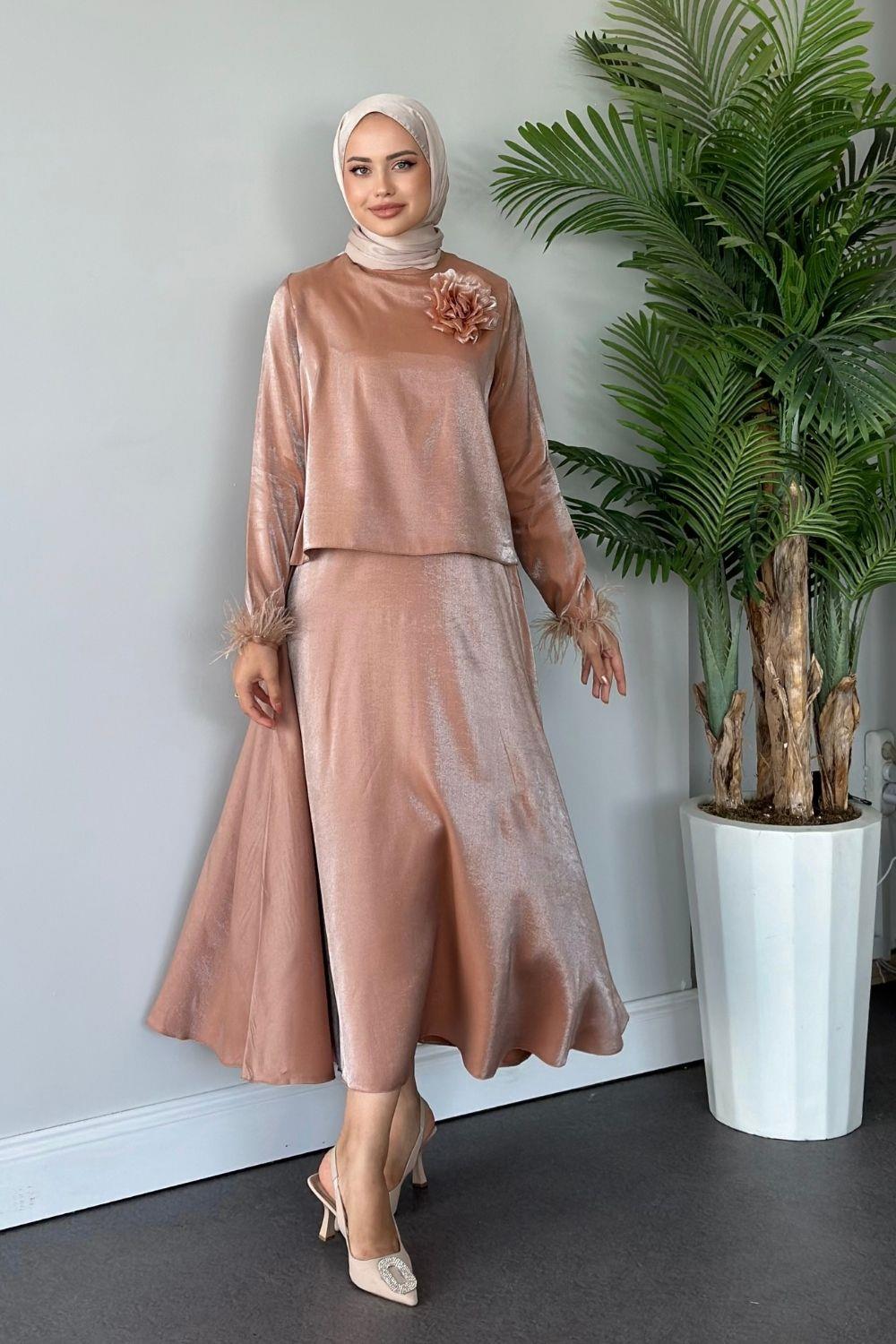Kolu Tüylü Takım Camel 6760 