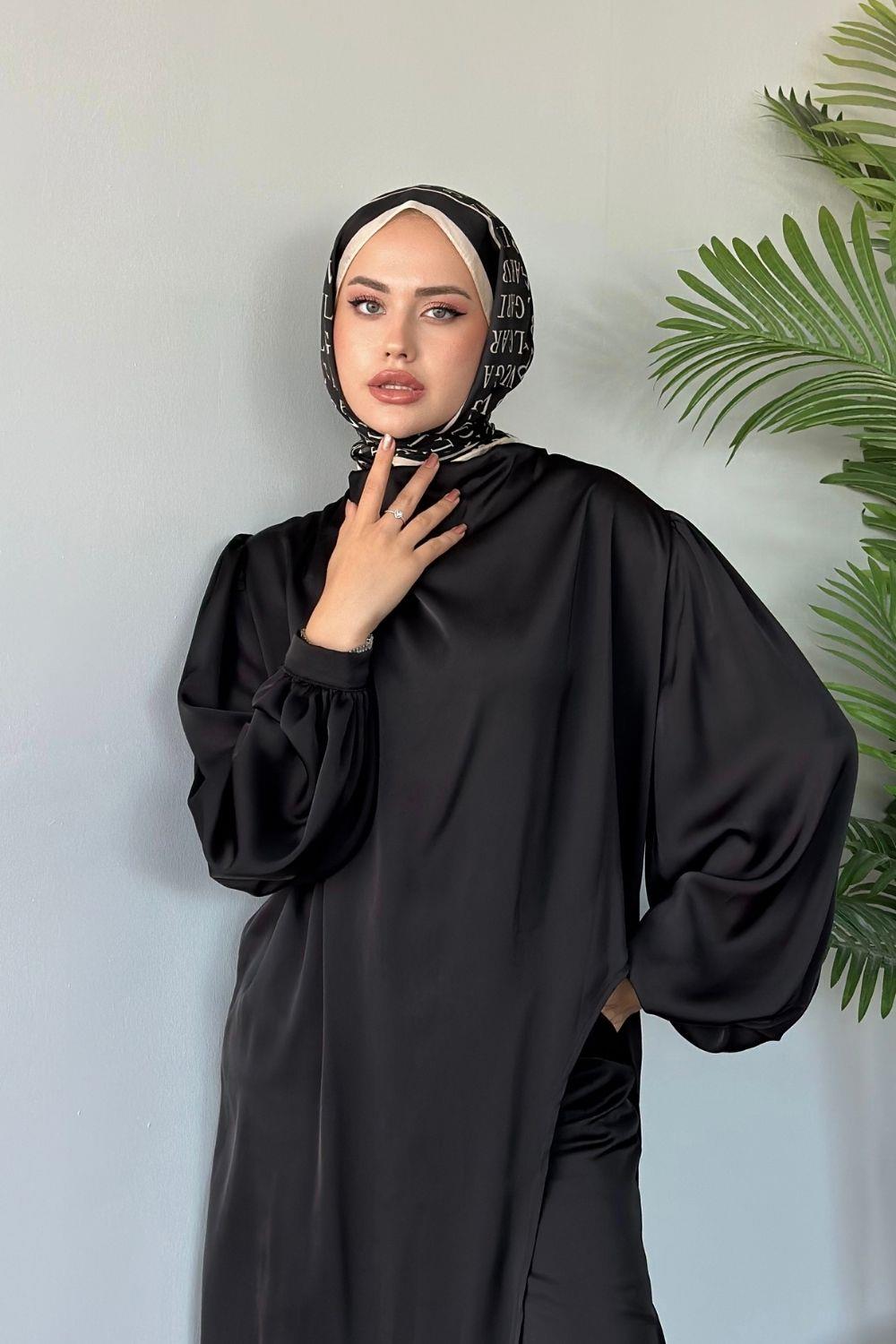 Obses Pantolon Takım Siyah 6788 