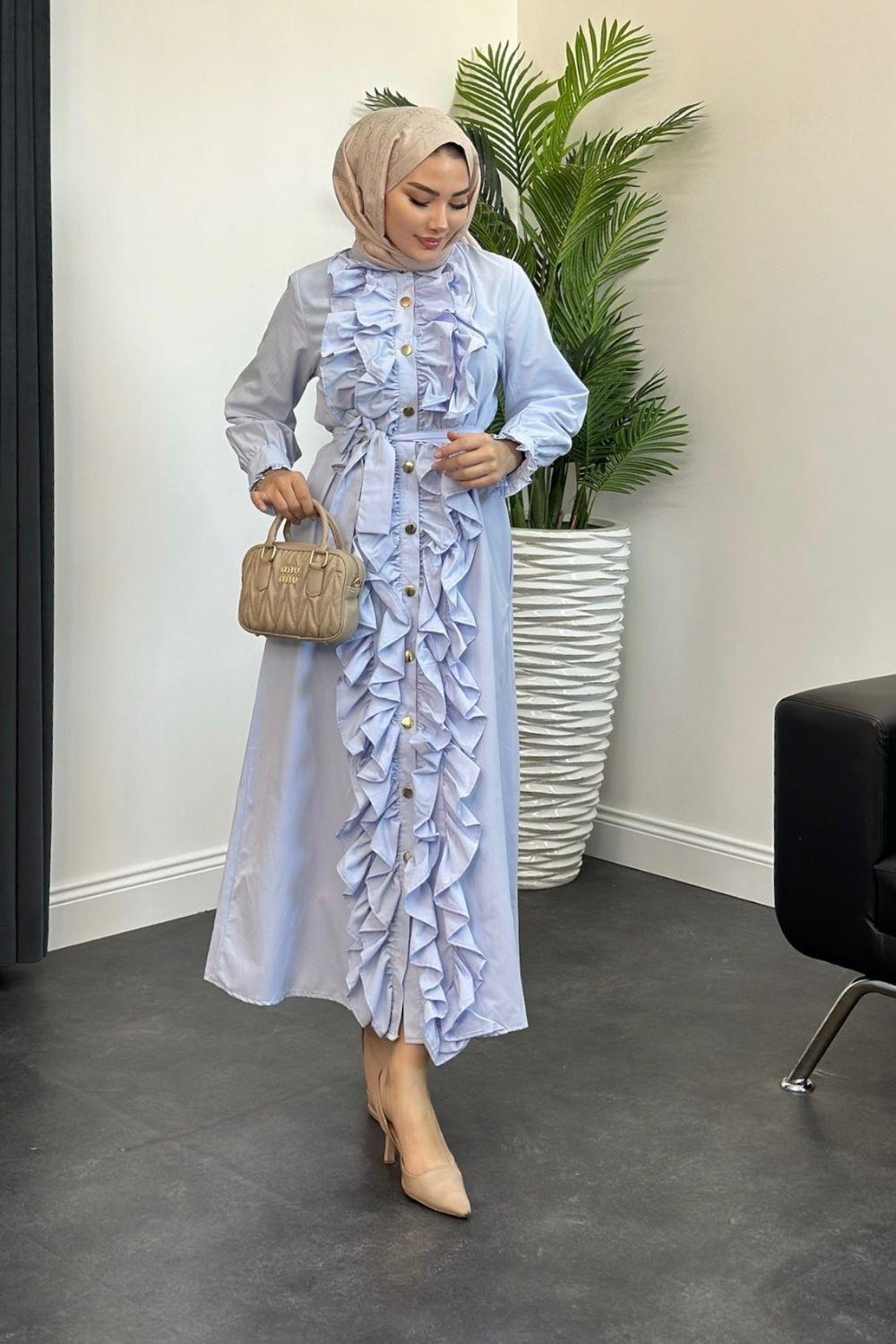 Feray Elbise Mavi 6978 