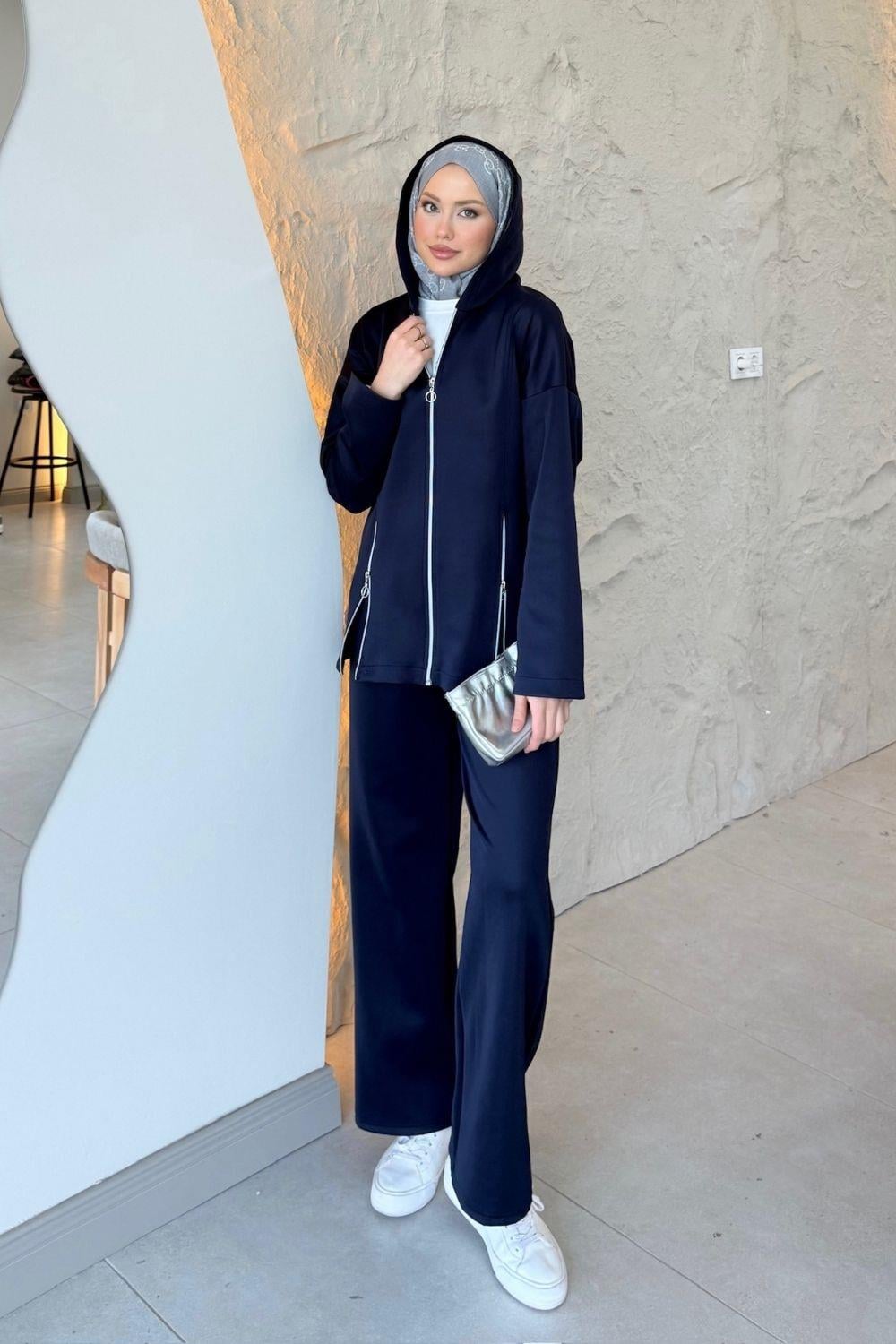 Vera Fermuarlı Takım Lacivert 70150 
