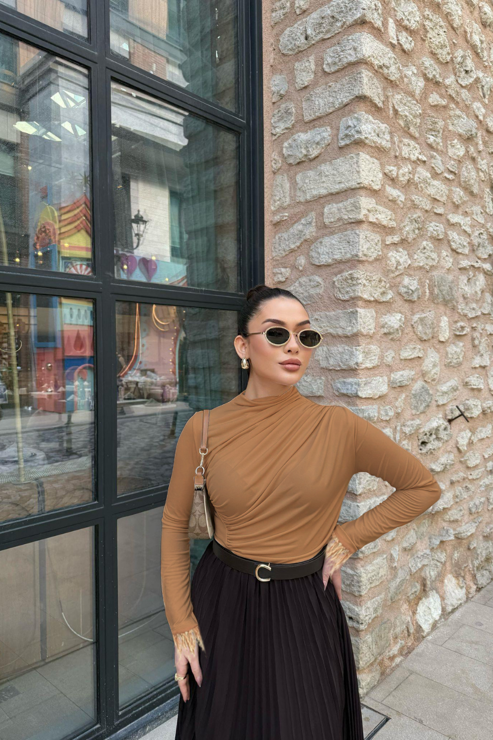 Dökümlü Body Camel 7777 