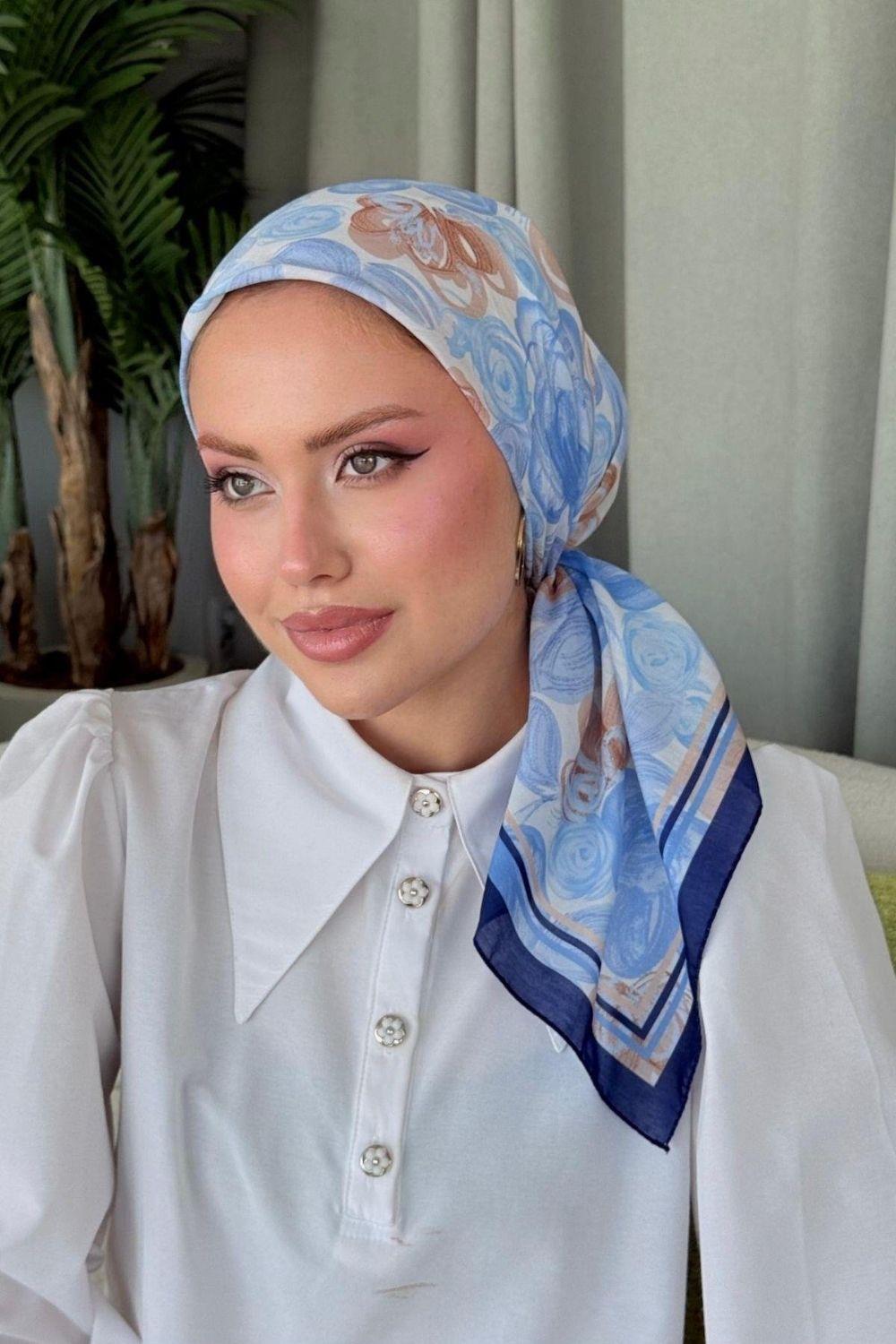 Mira Soft Eşarp Lacivert 80040 