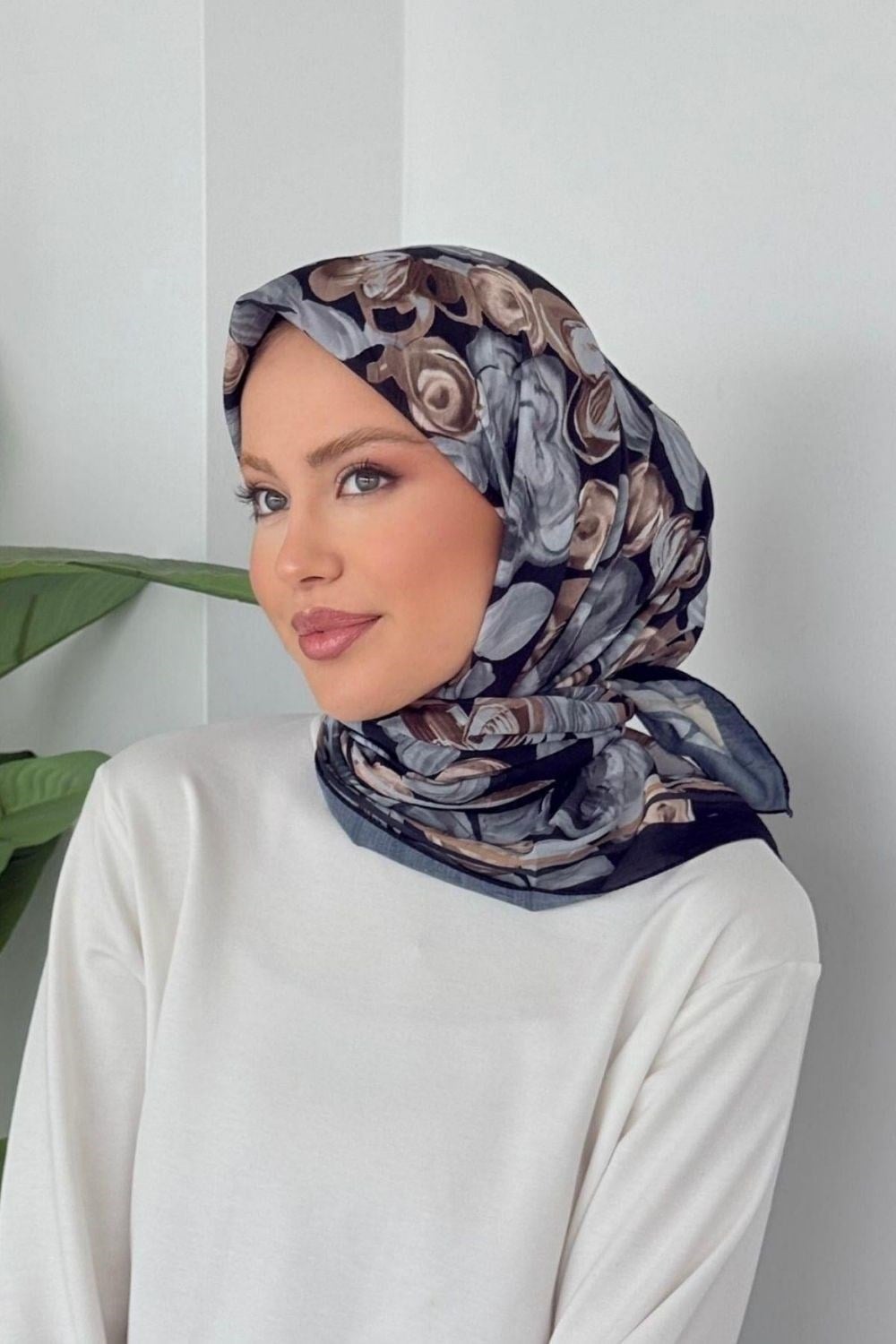 Mira Soft Eşarp Siyah 80040 