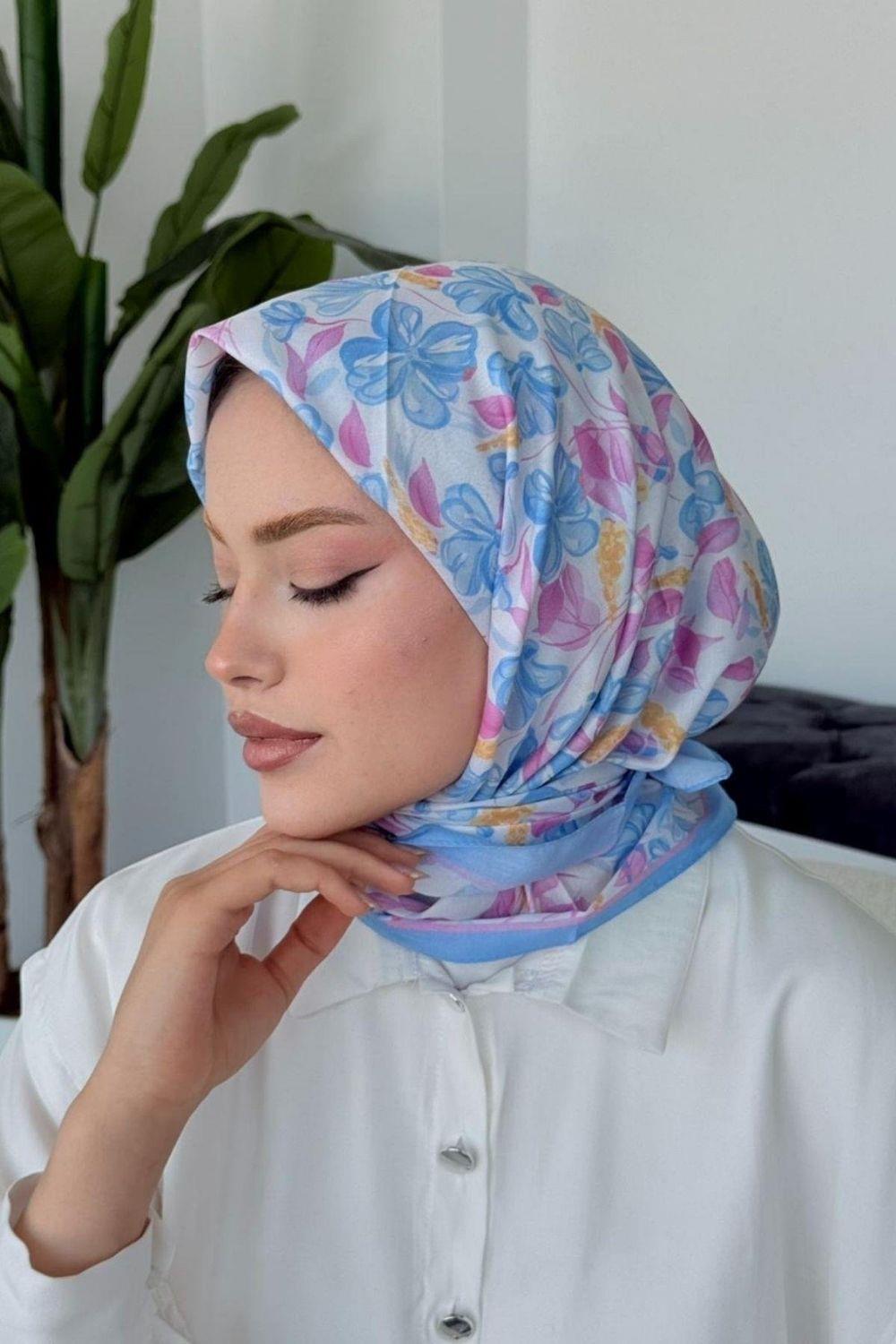 Meva Soft Eşarp Bebe Mavisi 80080 