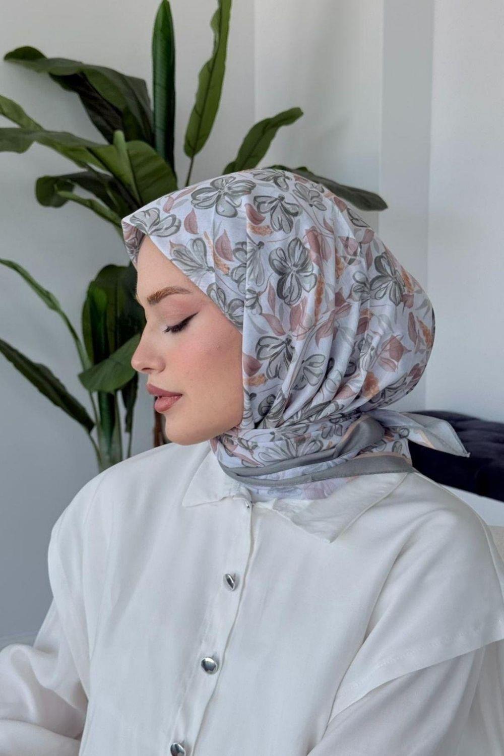 Meva Soft Eşarp Haki 80080 