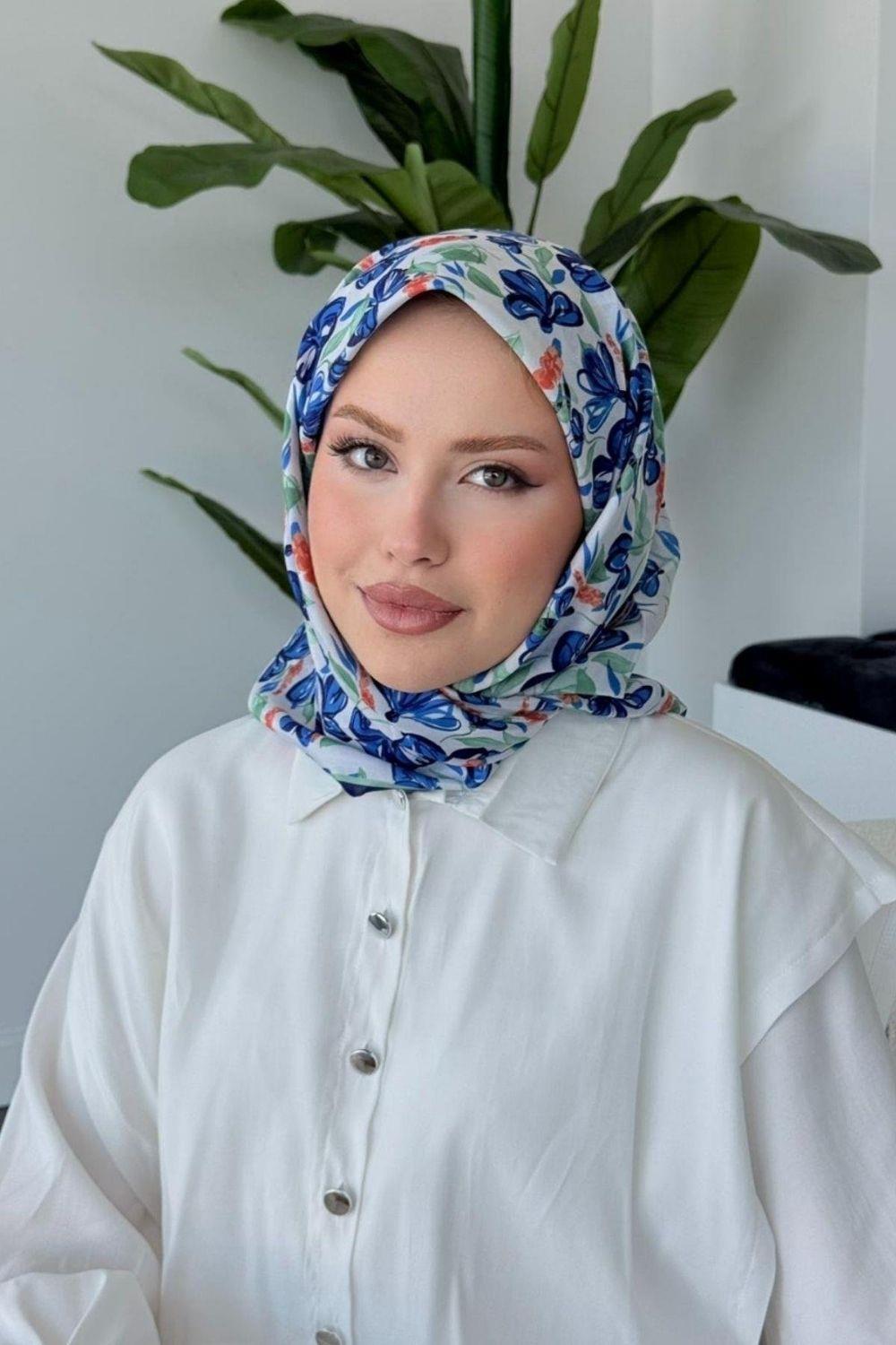 Meva Soft Eşarp Lacivert 80080 