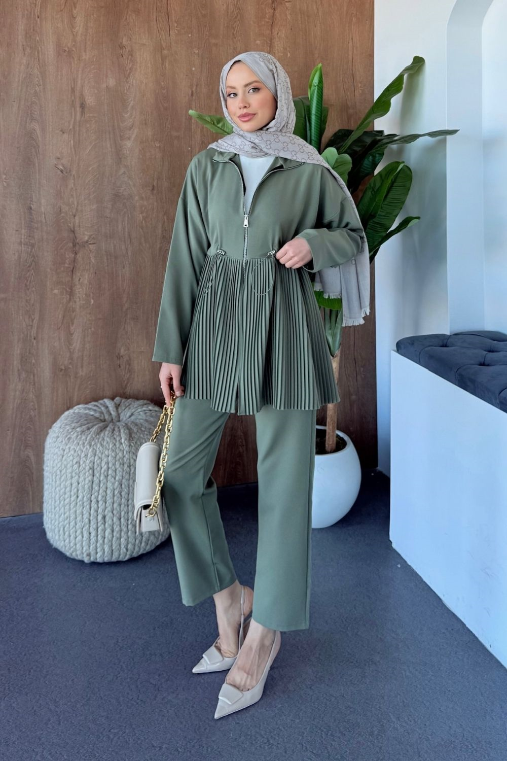Mabella Piliseli Takım Haki 8010 