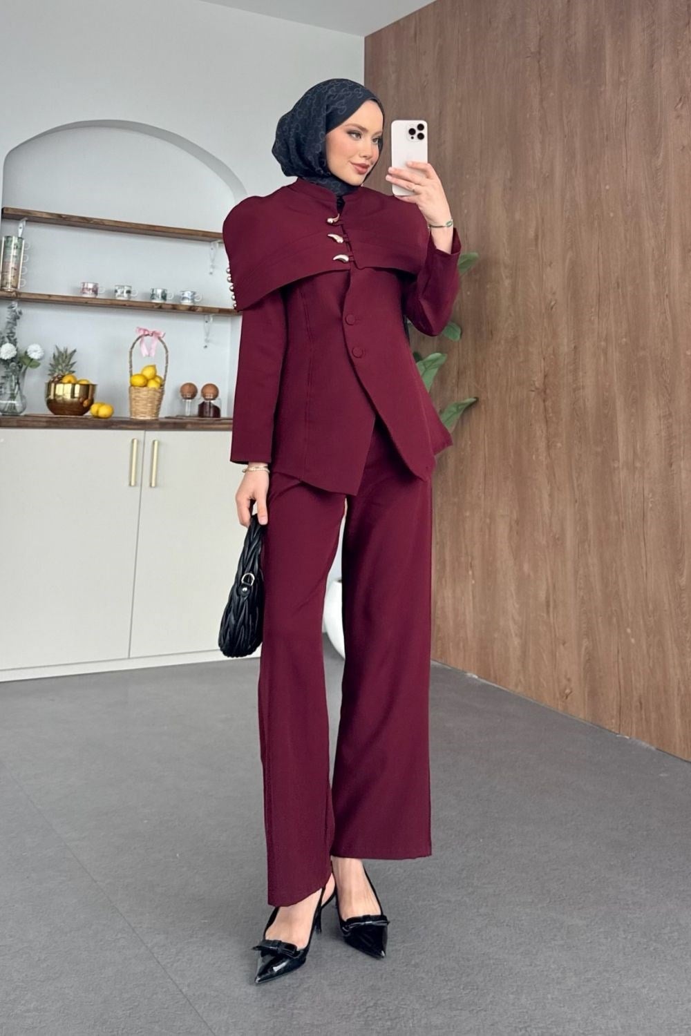 Milano Takım Bordo 8027 