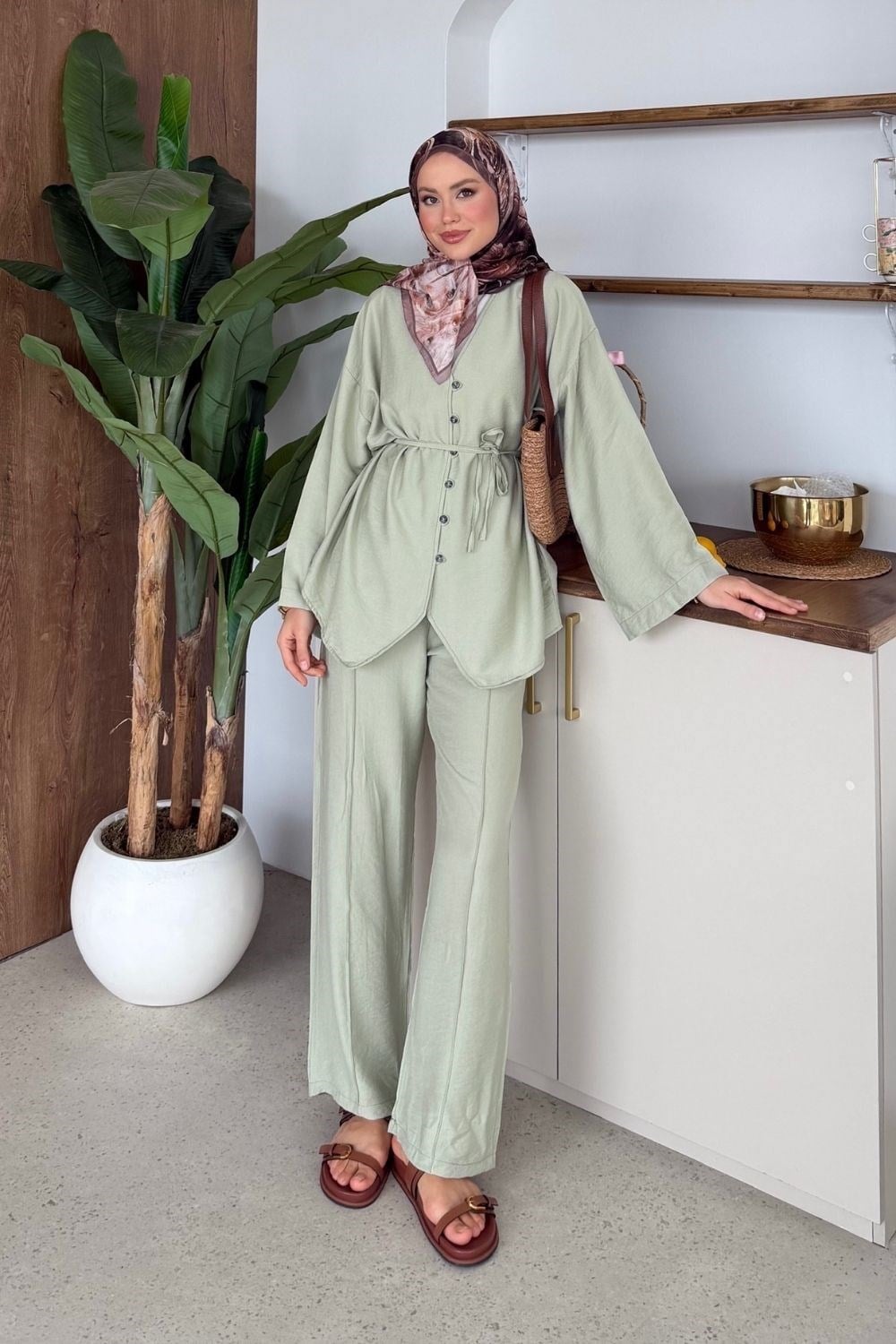 Jale Keten Takım Mint 8036 