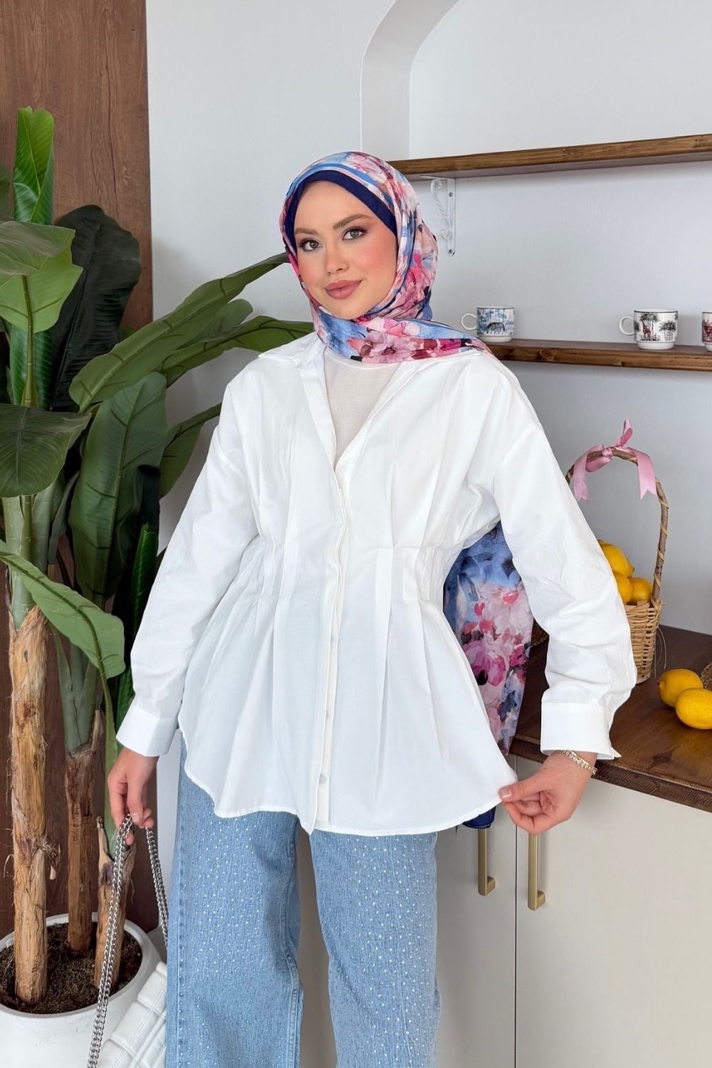 Pastel Gömlek Beyaz 80370 