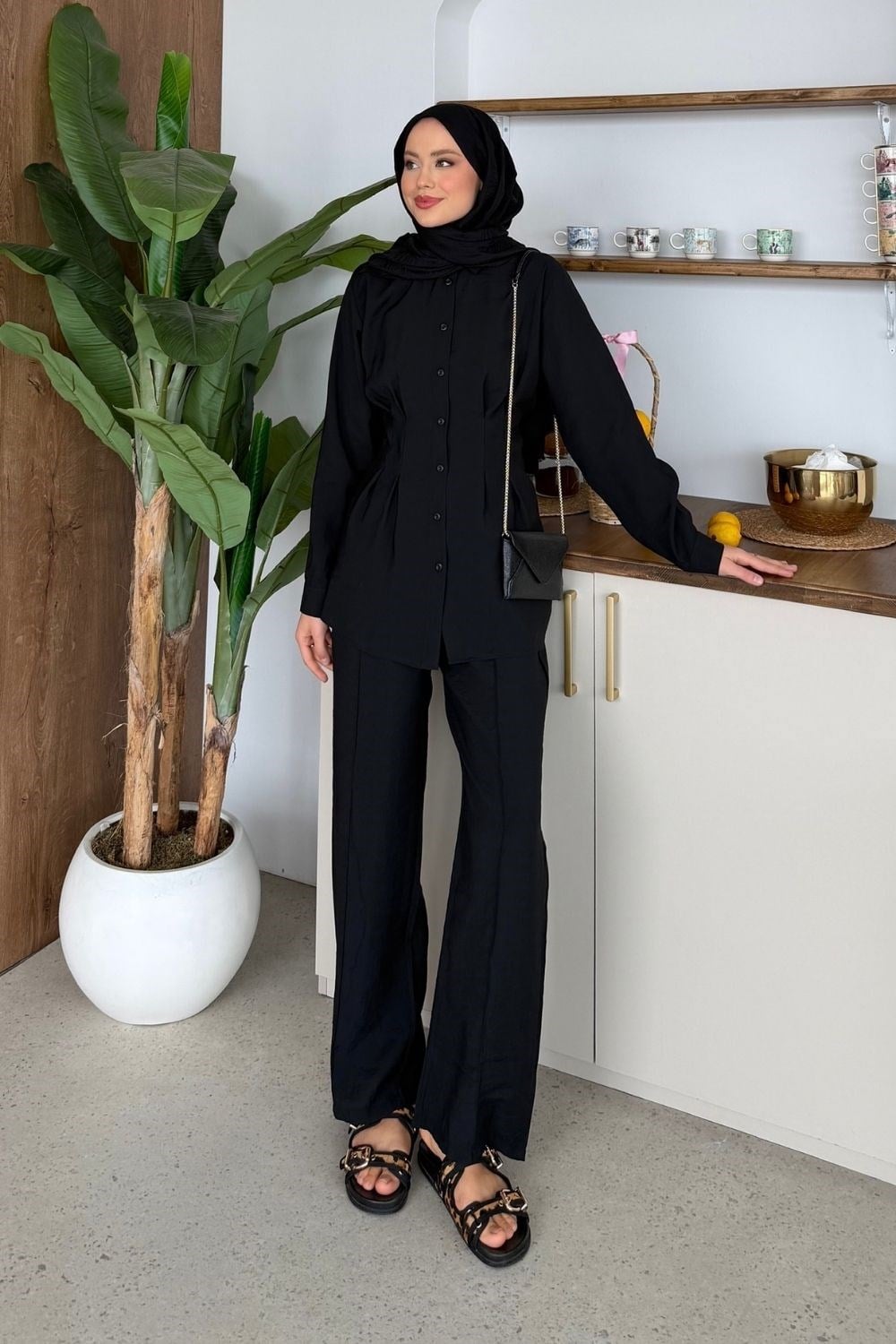 Frank Modal Takım Siyah 8039 