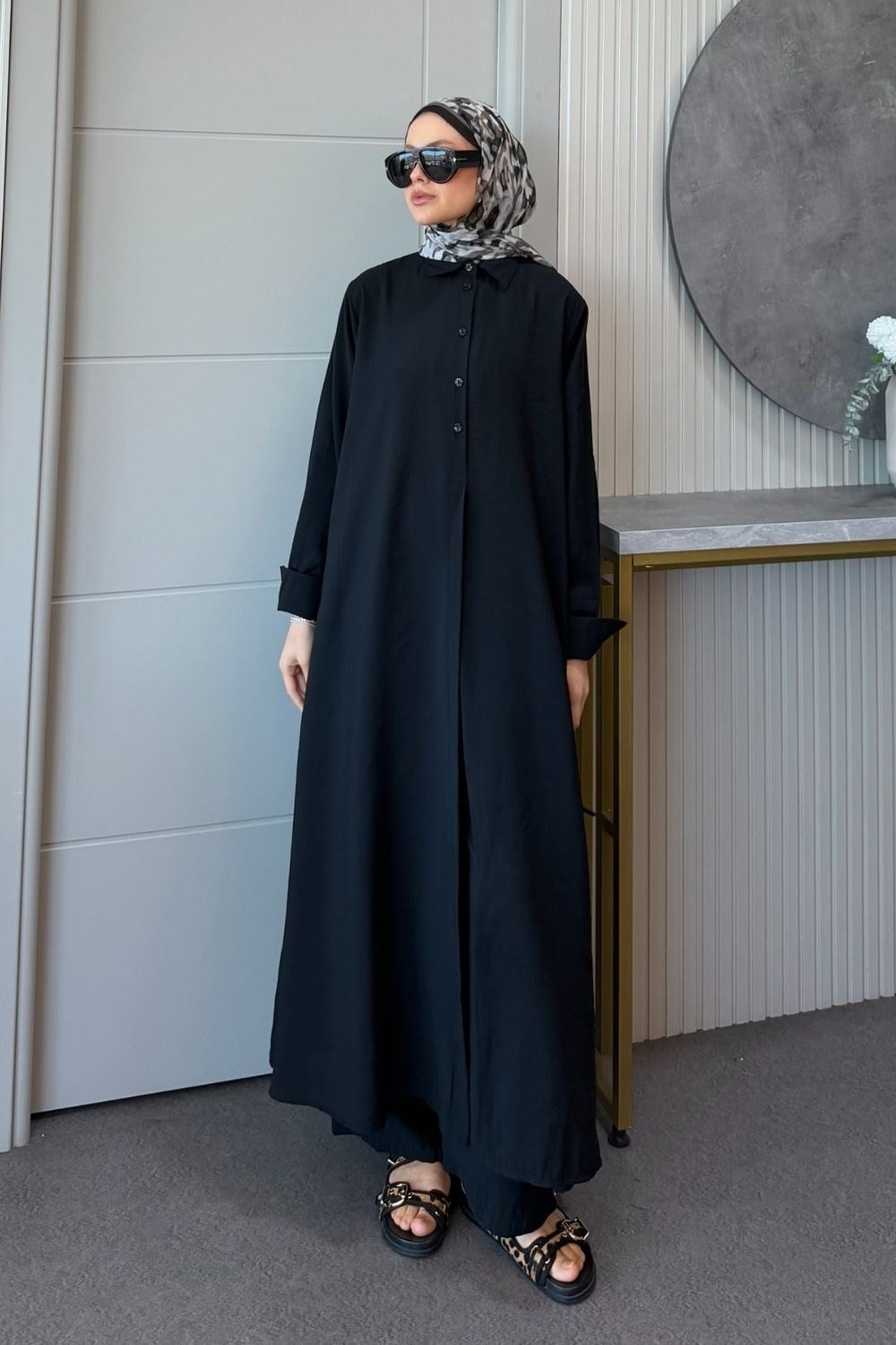Mihrimah Modal Takım Siyah 8074 