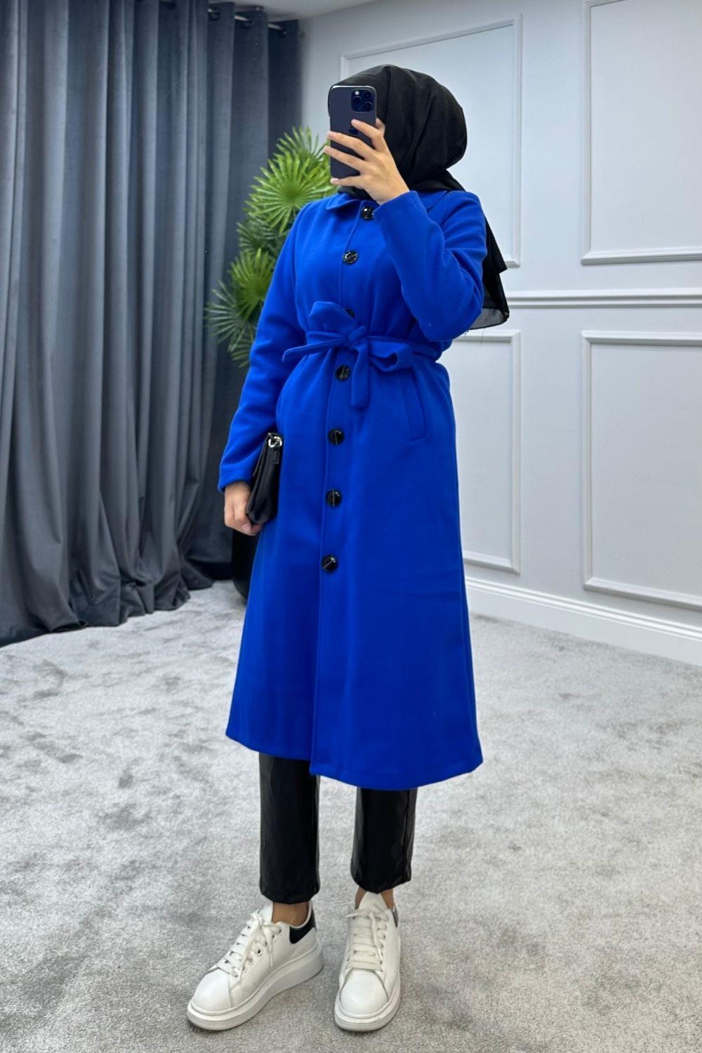 Bebe Yaka Kaşe Kaban Saks 8121 