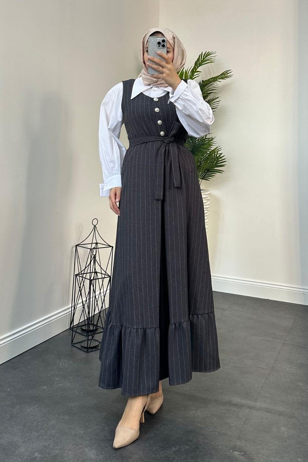 Tanla Elbise Füme 8128 