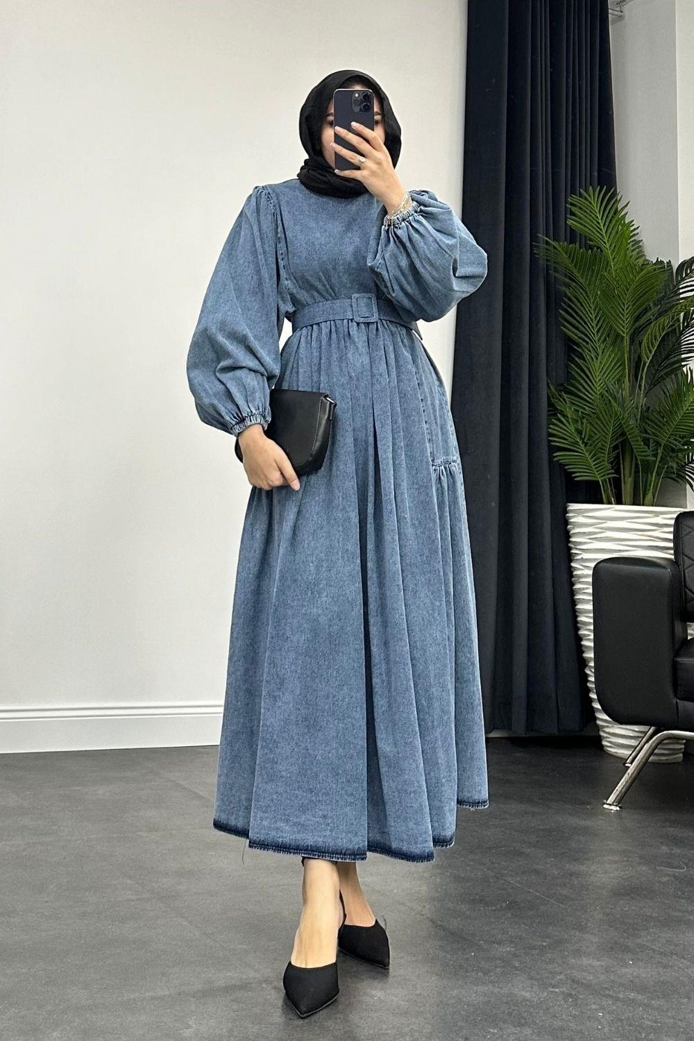 Hande Elbise Mavi 8215 