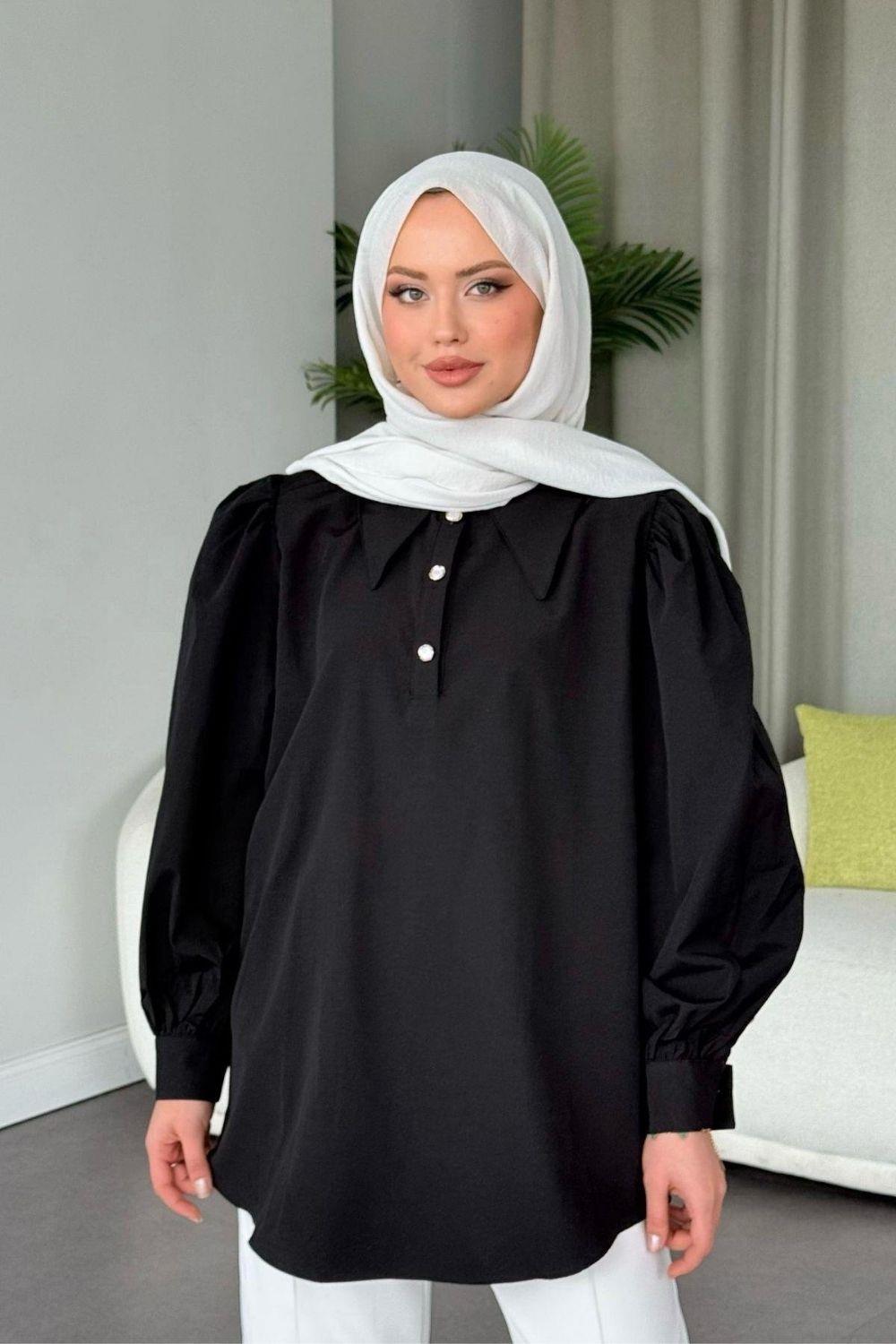 Hiva Gömlek Siyah 83250 