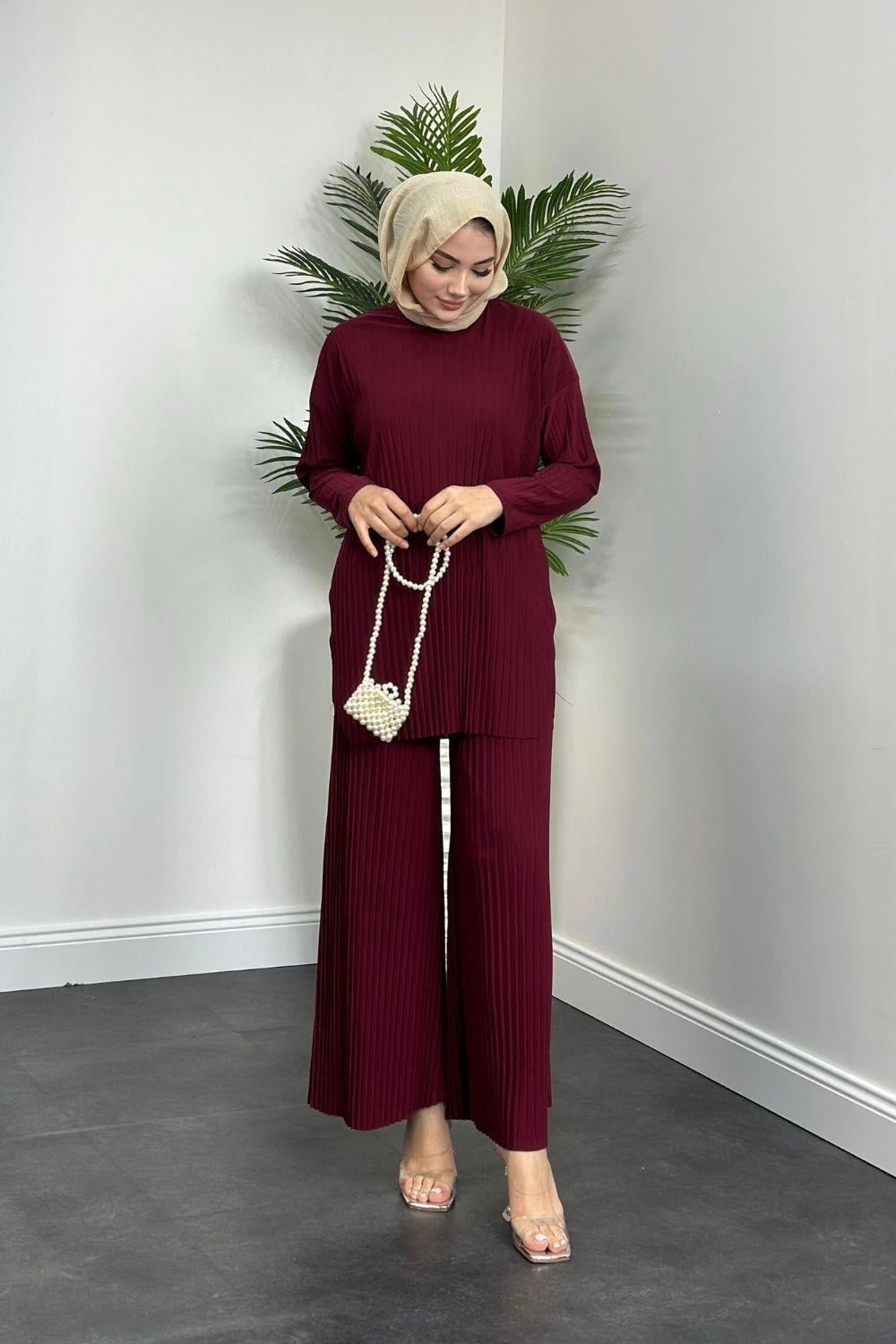 Sandy Takım Pilisoley Bordo 8332 