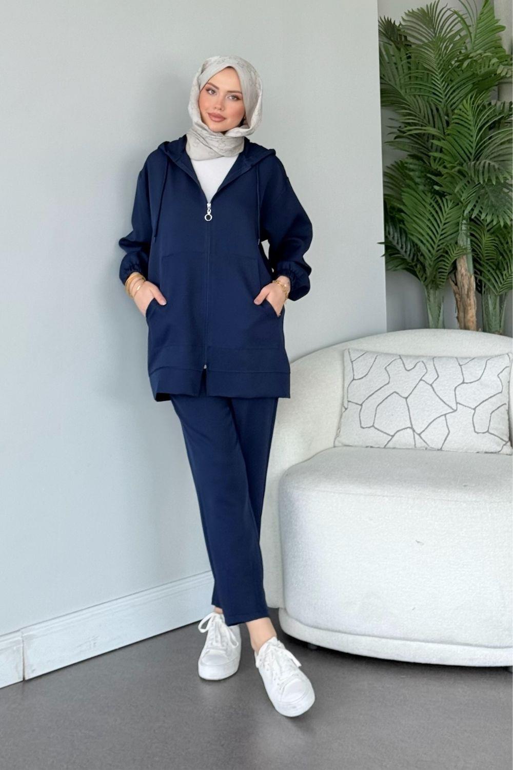 Fermuarlı Spor Takım Lacivert 83810 