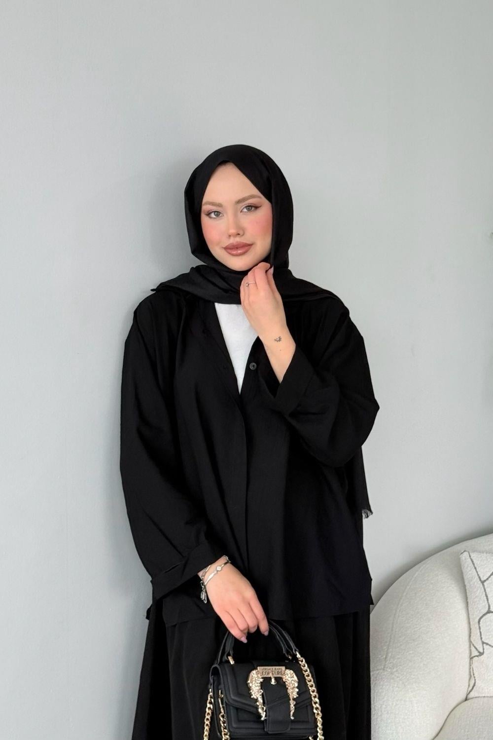 Cepsiz Avşin Etekli Takım Siyah 84230 