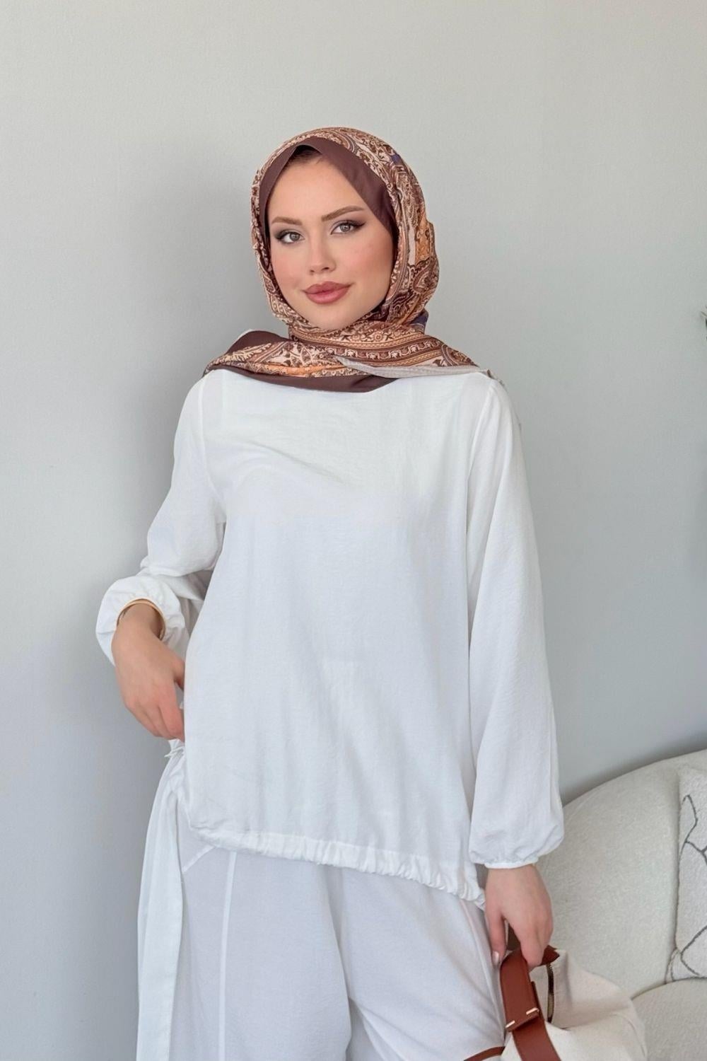 Şalvar Airobin Takım Beyaz 84360 
