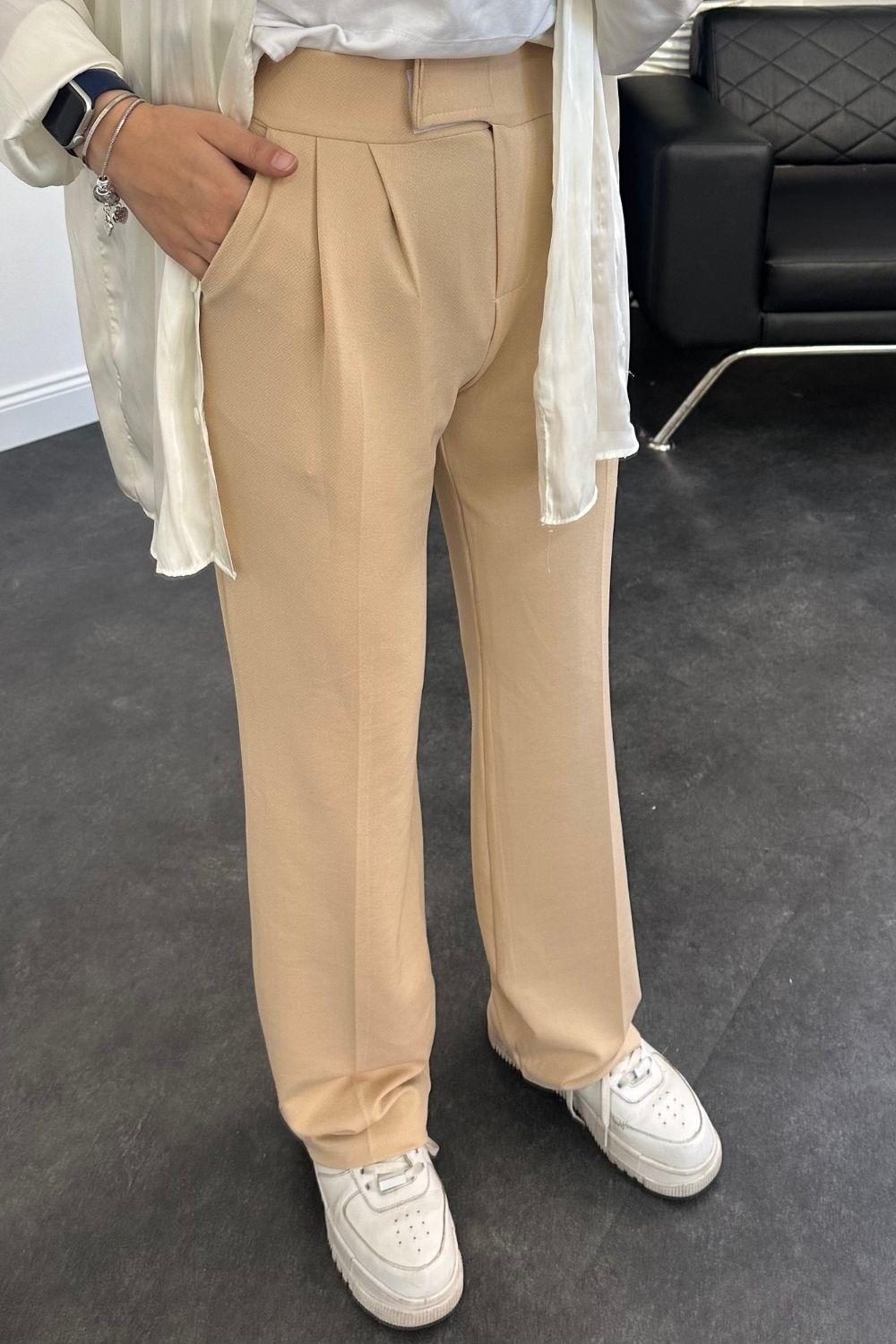 Cepli Scuba Pantolon Taş 8665 