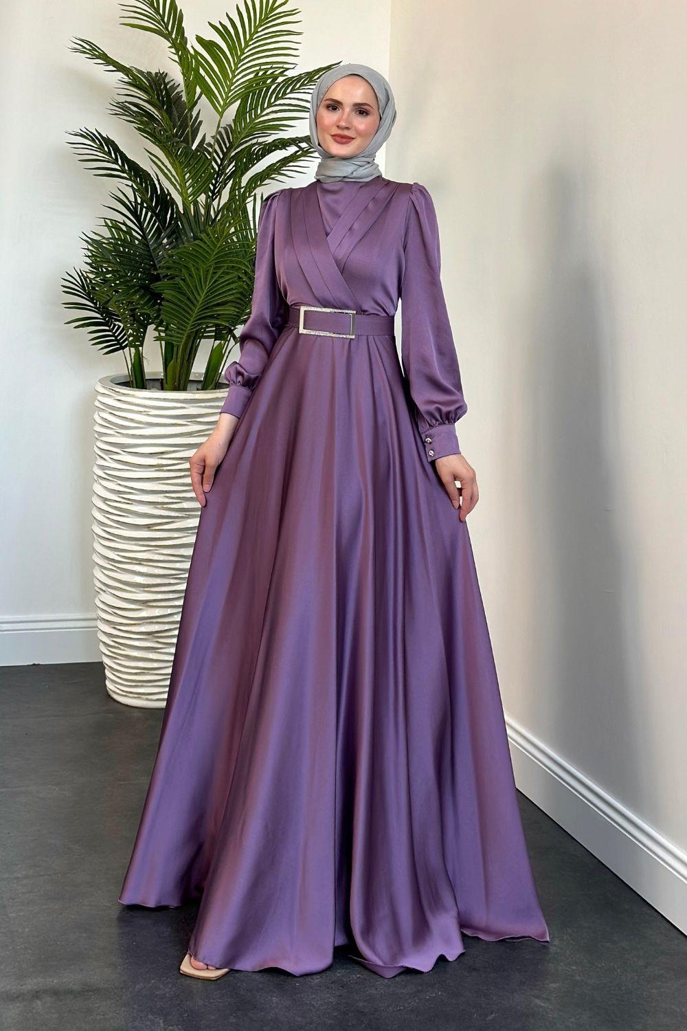 Belma Abiye Lila 8983 