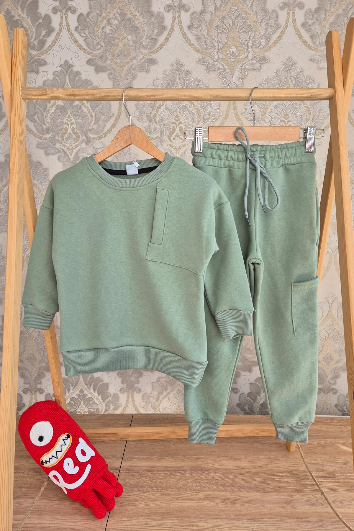 3 İplik  Cepli Oversize Organik TakımUzun Takım3 İplik  Cepli Oversize Organik Takım