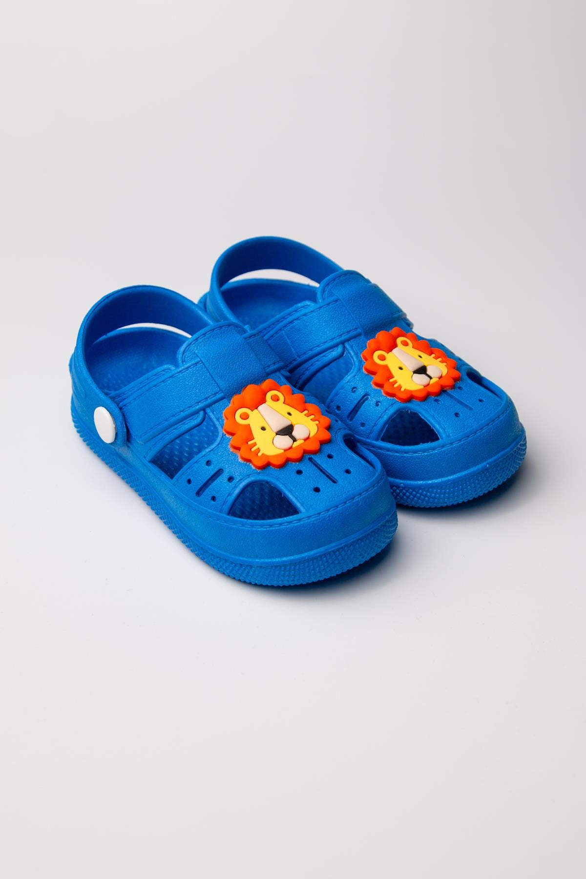 Aslan Figürlü Kayrdırmaz Yumuşak Taban Terlik MaviAyakkabı & TerlikAslan Figürlü Kayrdırmaz Yumuşak Taban Terlik Mavi