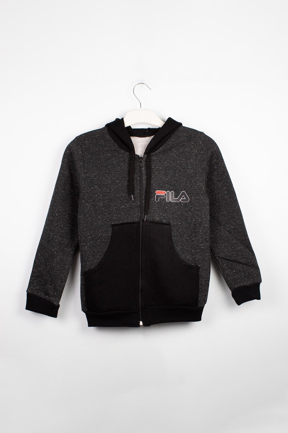 Fermuarlı Hırka Kırçıllı GriMont / CeketFermuarlı Hırka Kırçıllı Gri