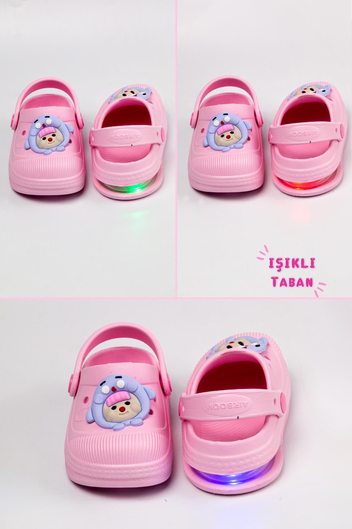 Işıklı Kaymaz Taban Pembe Çocuk Terlik 21-30 NumaraAyakkabı & TerlikIşıklı Kaymaz Taban Pembe Çocuk Terlik 21-30 Numara