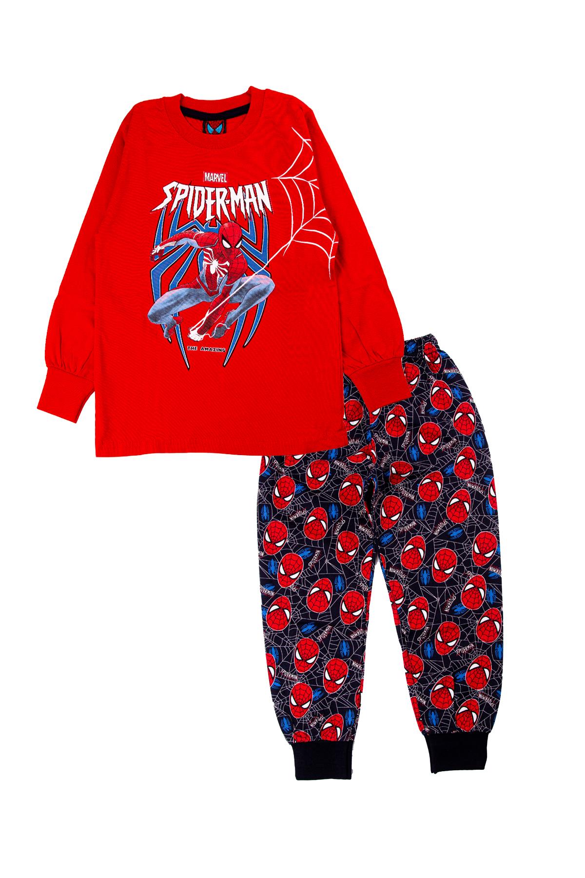 Spider man Kırmızı Pijama TakımıUzun TakımSpider man Kırmızı Pijama Takımı