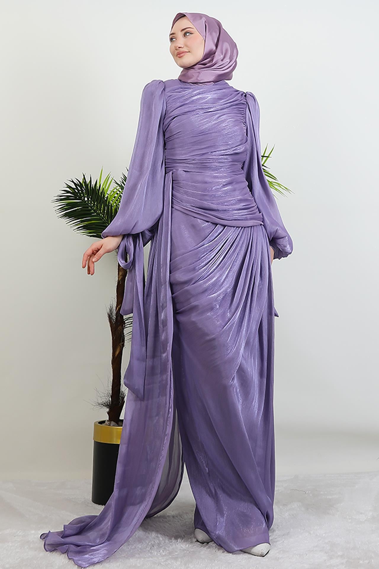 Afra İpek Abiye Lila