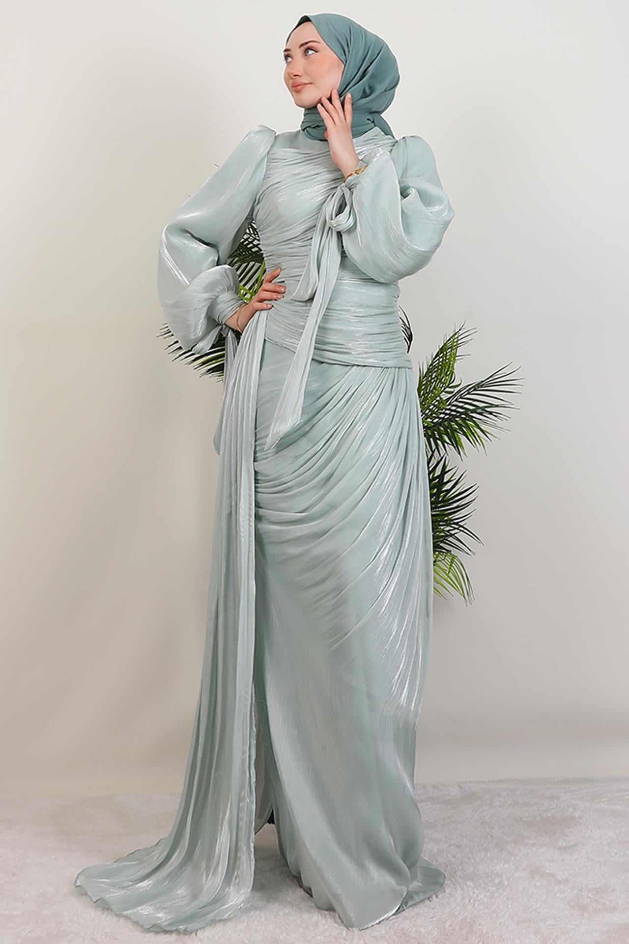 Afra İpek Abiye Mint