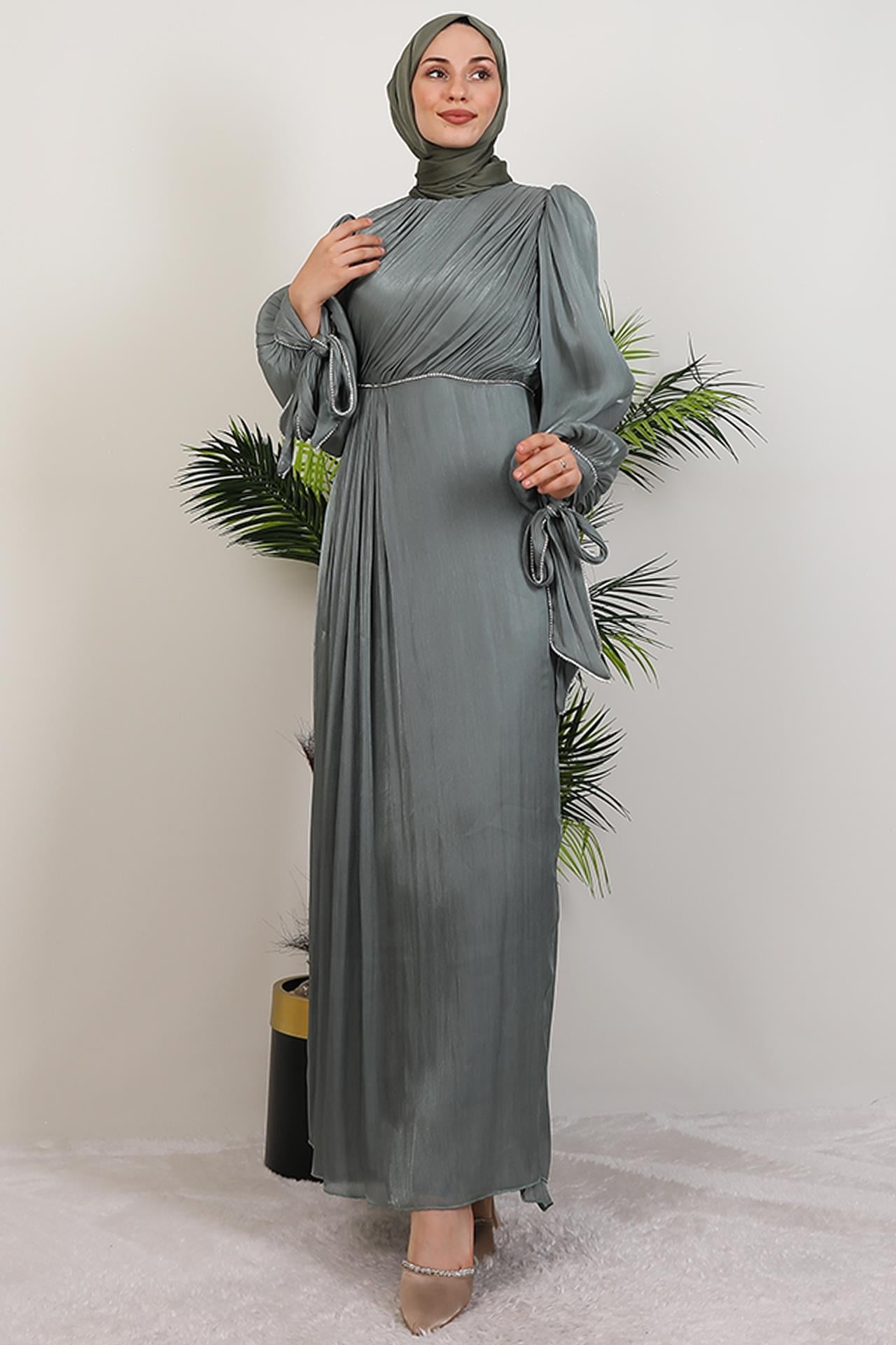 İdil Tesettür Abiye Mint