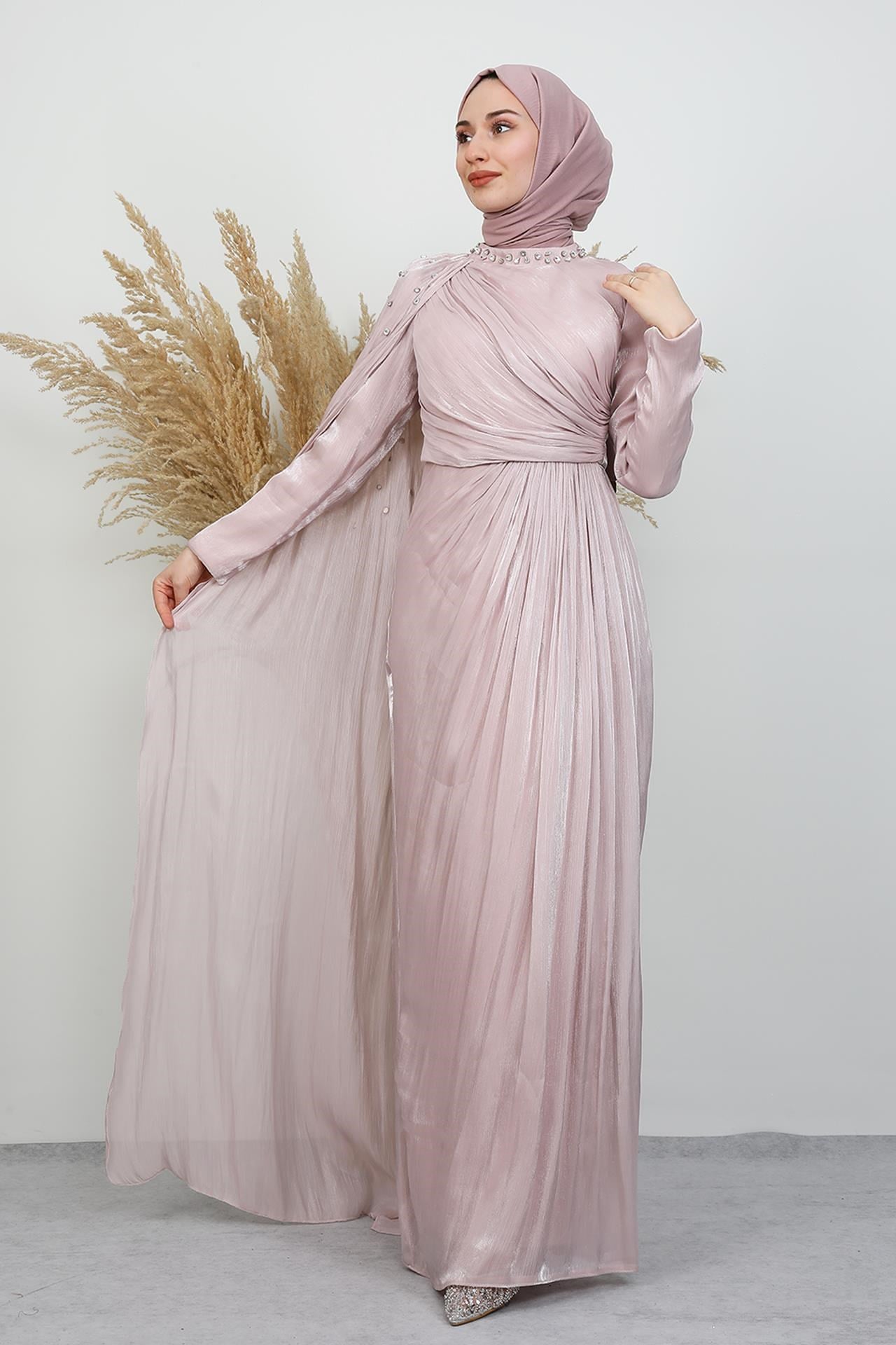 İlkin Yoryo Abiye Soft Pembe