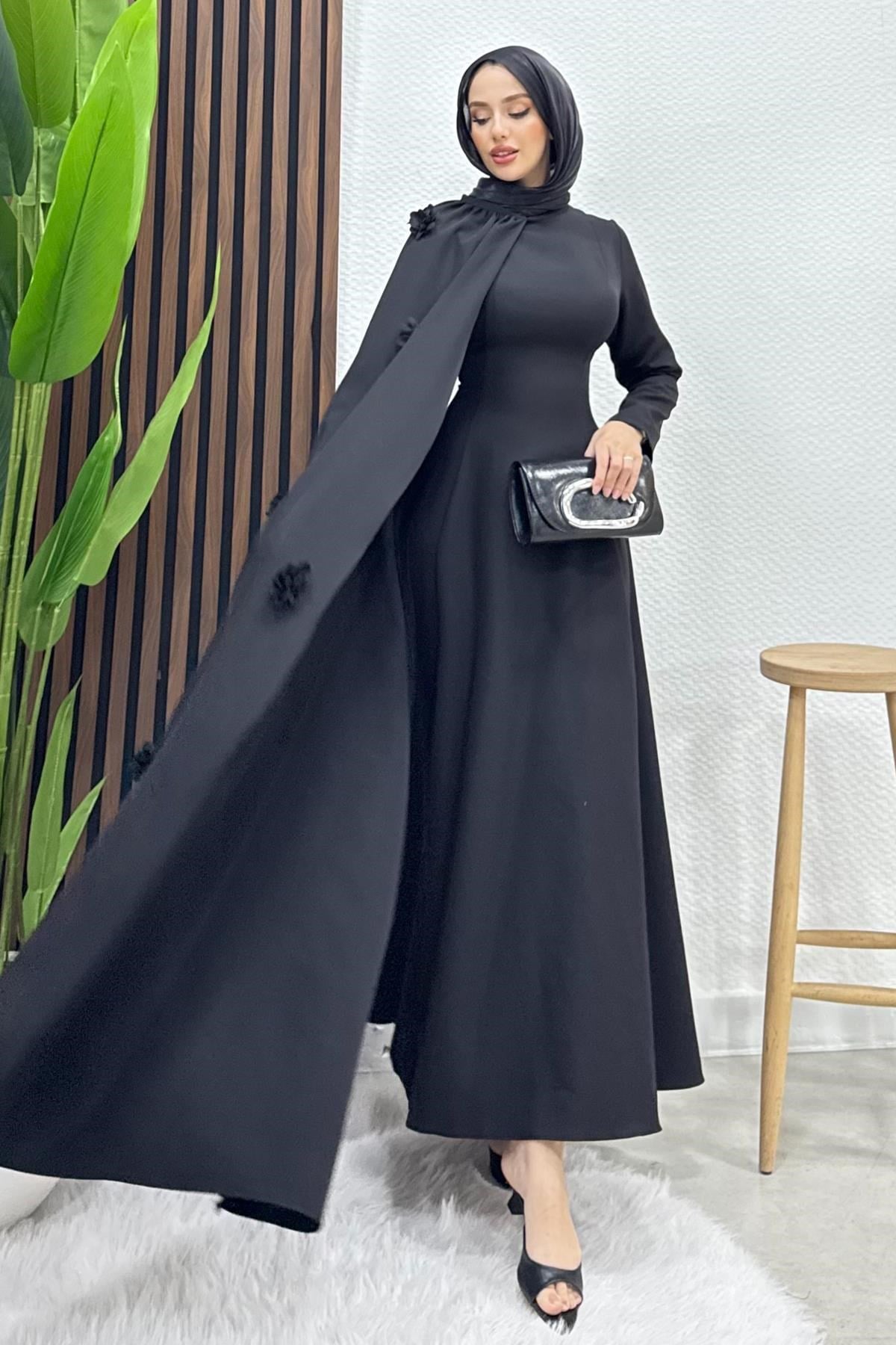 Adena Krep Abiye Siyah