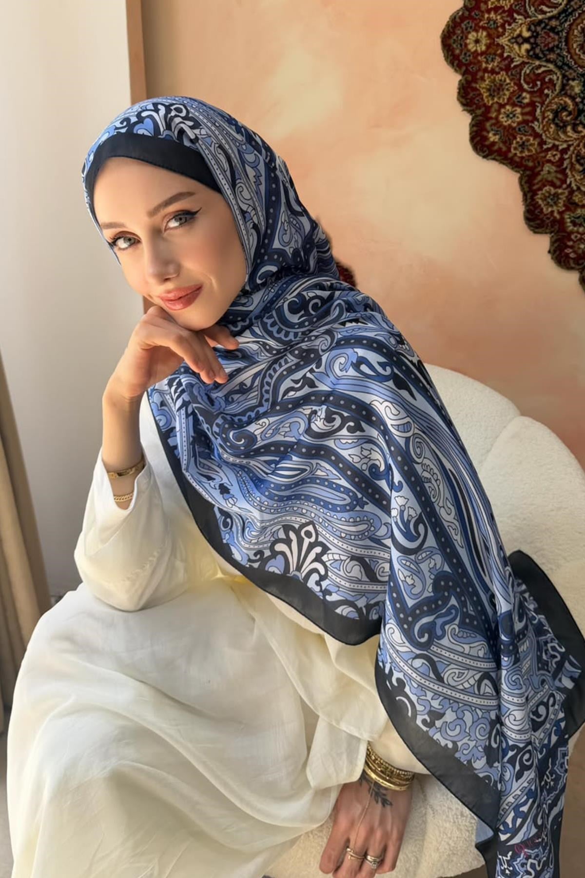 Ayla Şal Lacivert