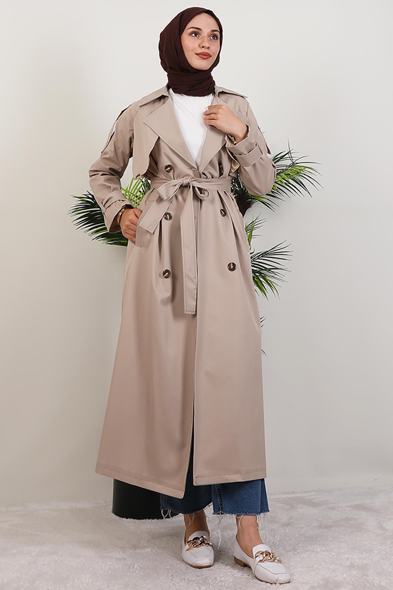 Beria Trençkot Krem