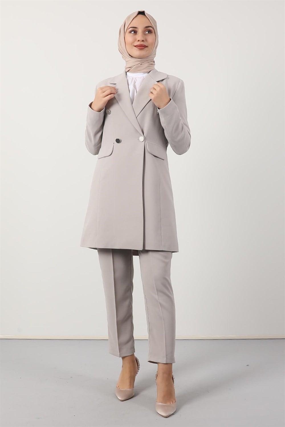 Blazer Ceket Takım Taş