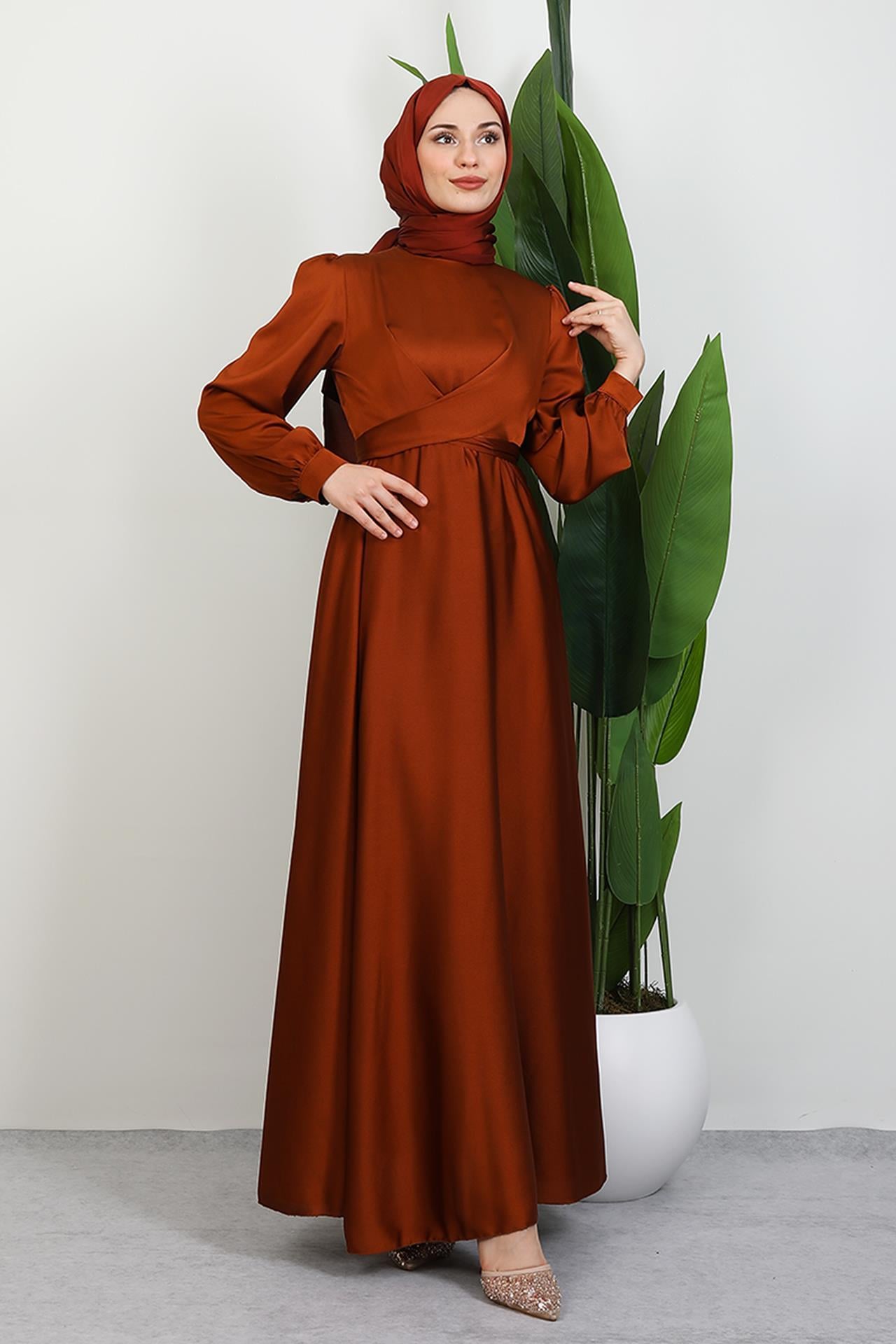 Çapraz Kuşaklı Abiye Bakır