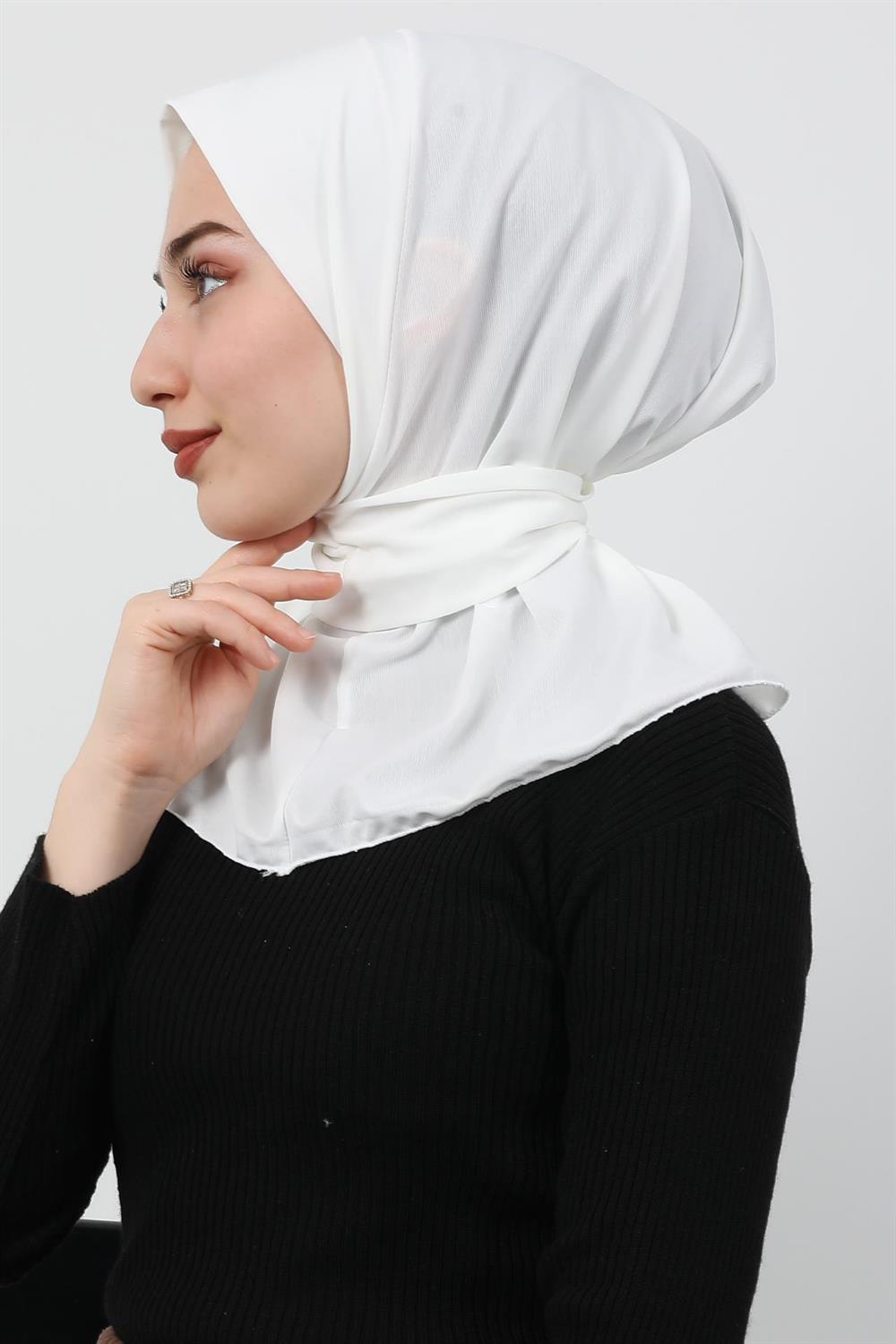 Çıtçıtlı Penye Şal Ekru