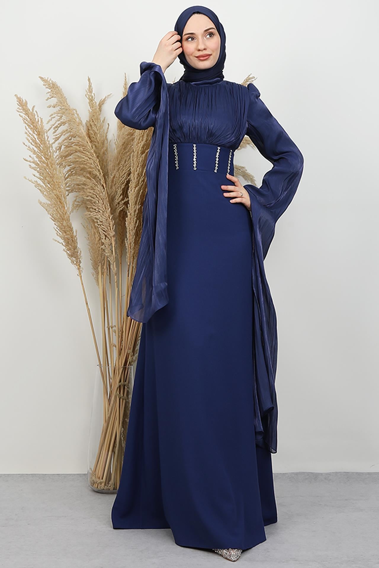 Dora Krep Abiye Lacivert