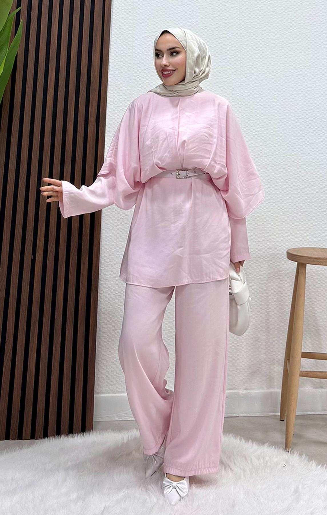 Emily Yarasa Kol Takım Soft Pembe