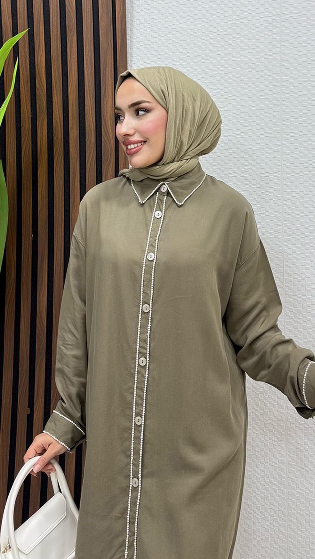 Emma Taşlı Takım Haki