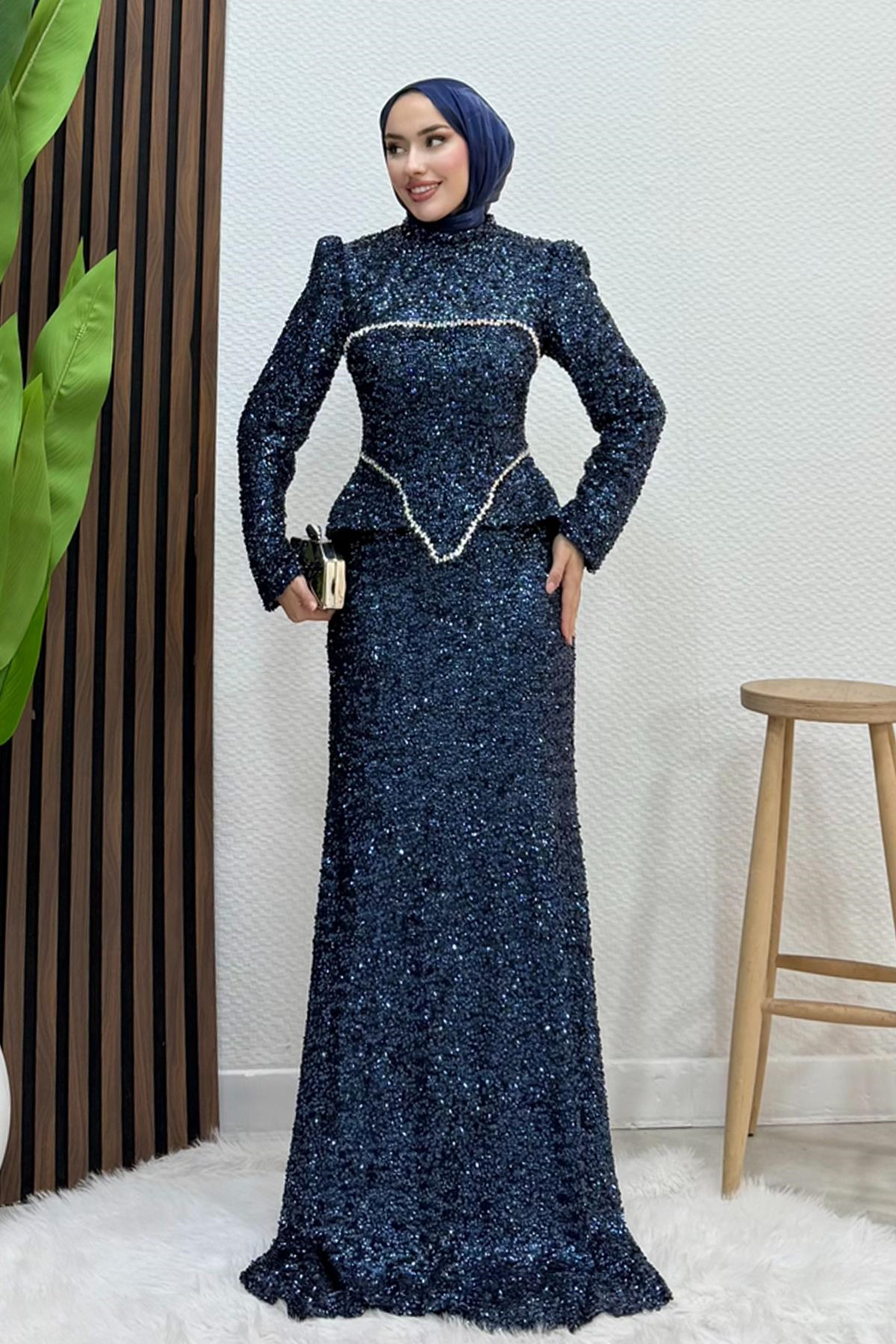 Florence Parla Abiye Lacivert